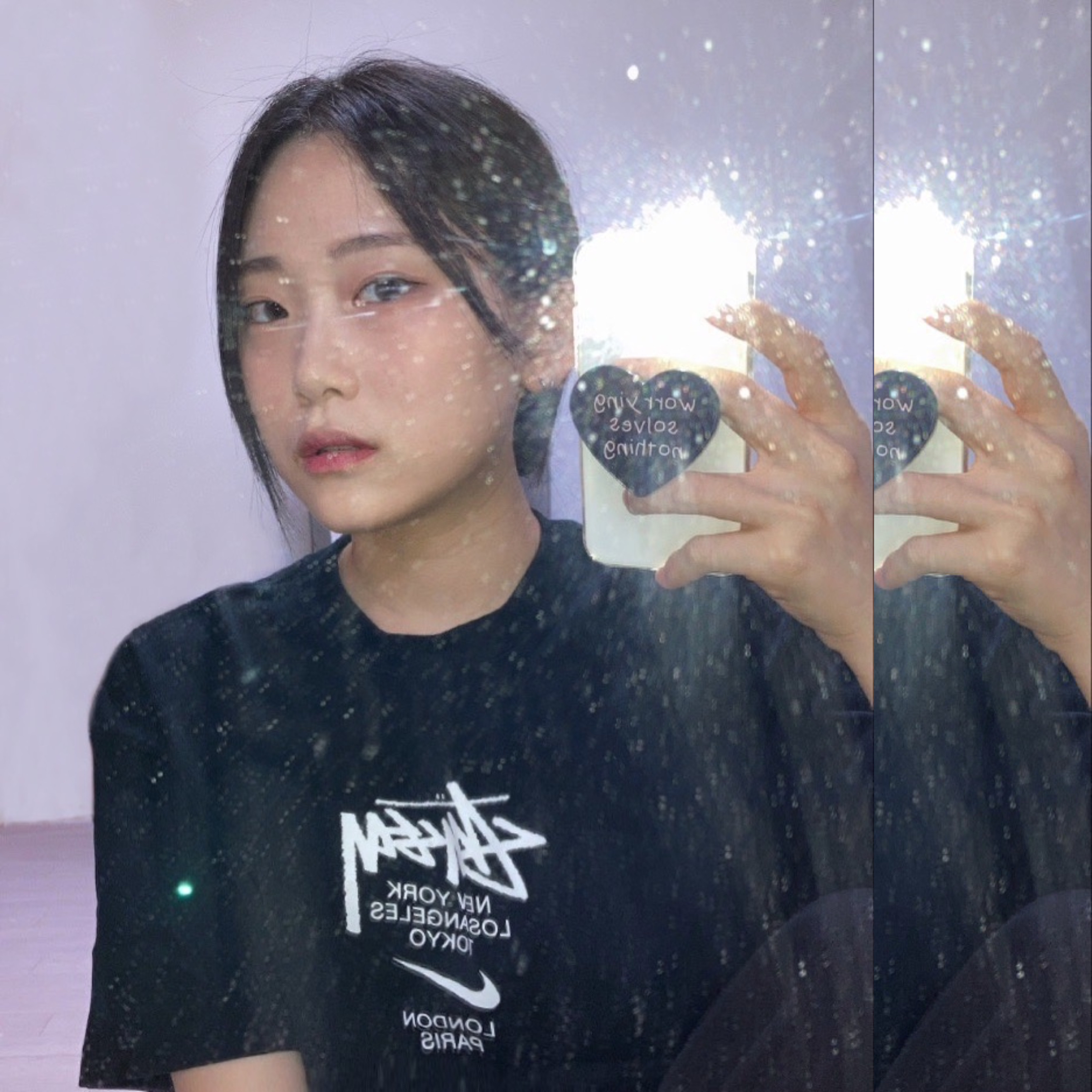 Nike x Stussy WT T-Shirt Black - US/EU 착용 스타일