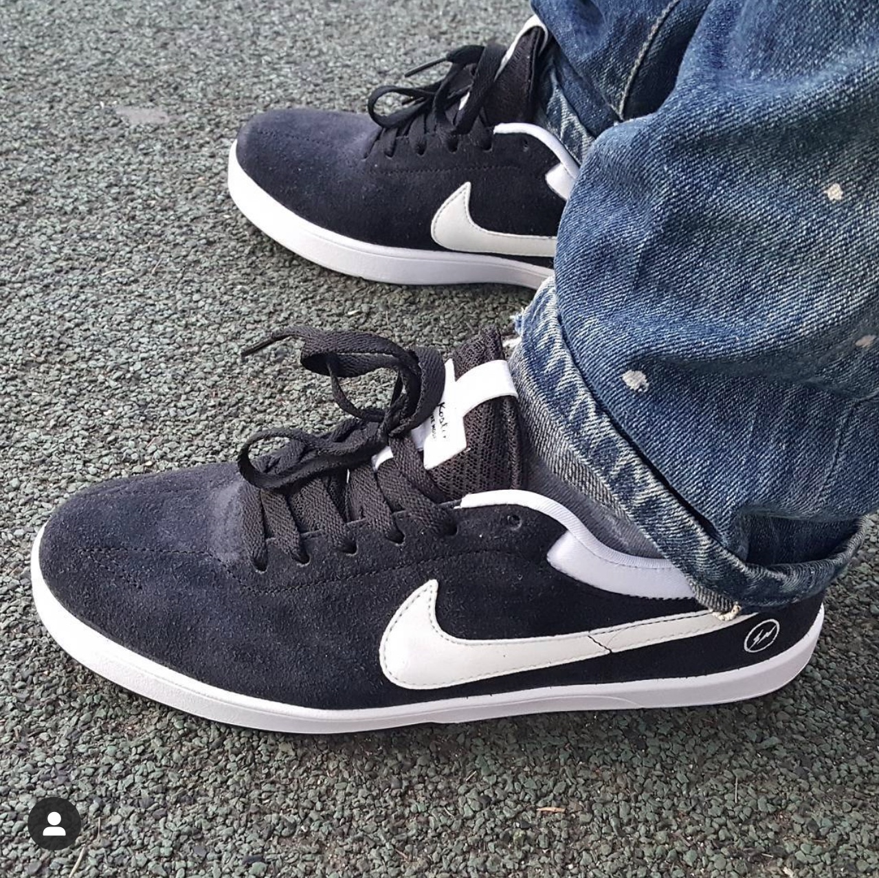 Nike x Fragment SB Eric Koston Black 착용 스타일