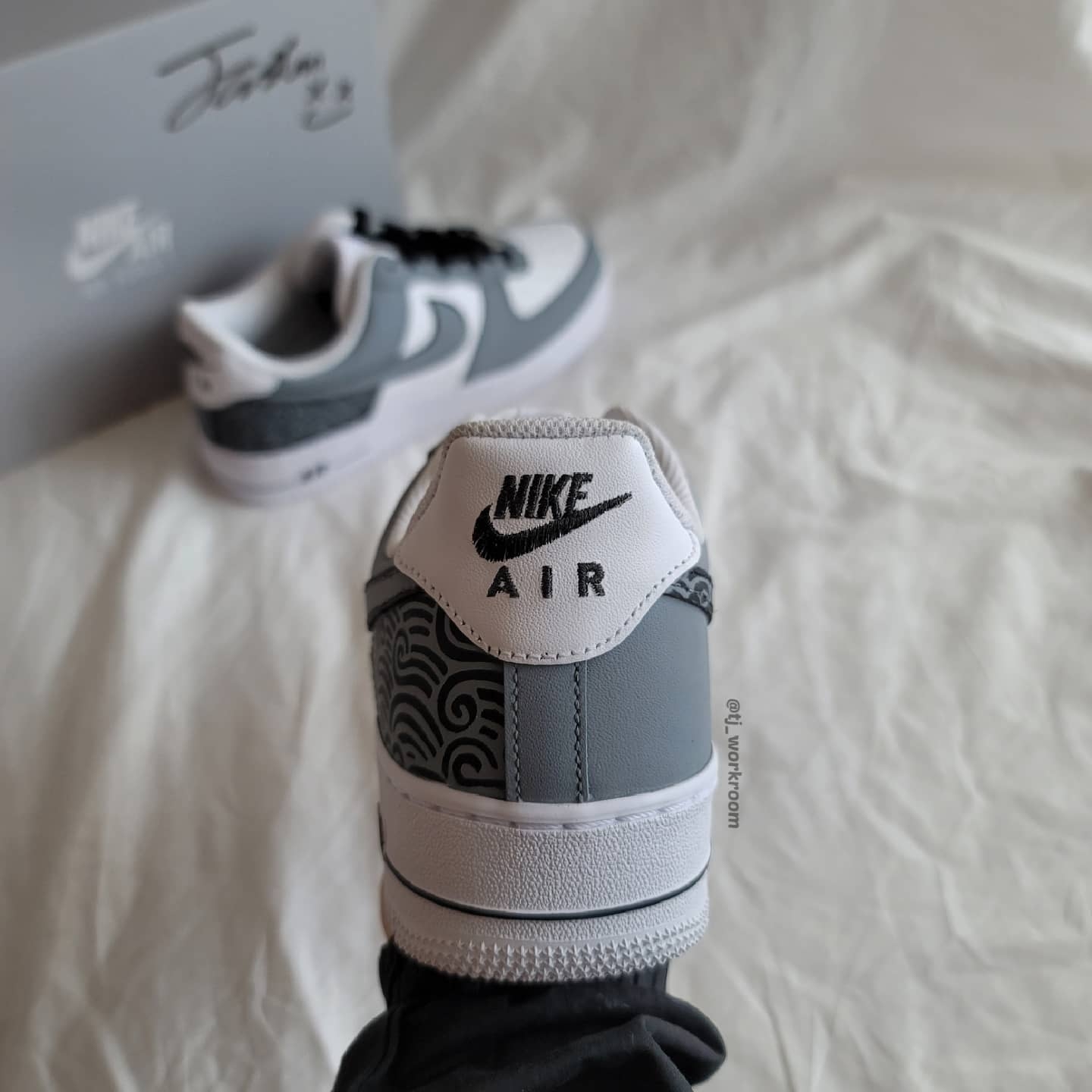 Nike Air Force 1 '07 Low White, (W) Nike Air Force 1 '07 Low White 착용 스타일 - 3