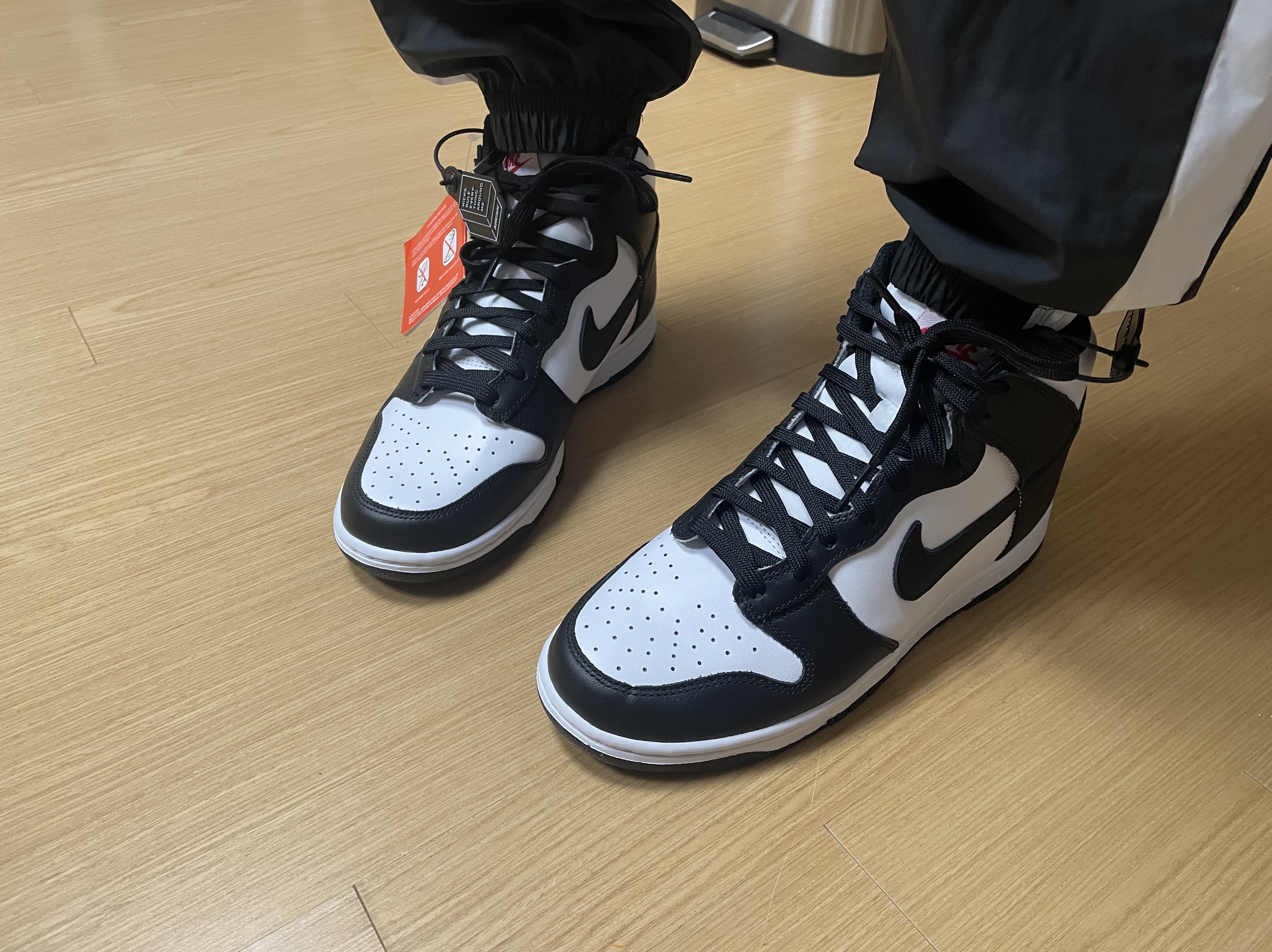 Nike x Ambush Dunk High Black, Nike Dunk High Retro Black and White 착용 스타일 - 2