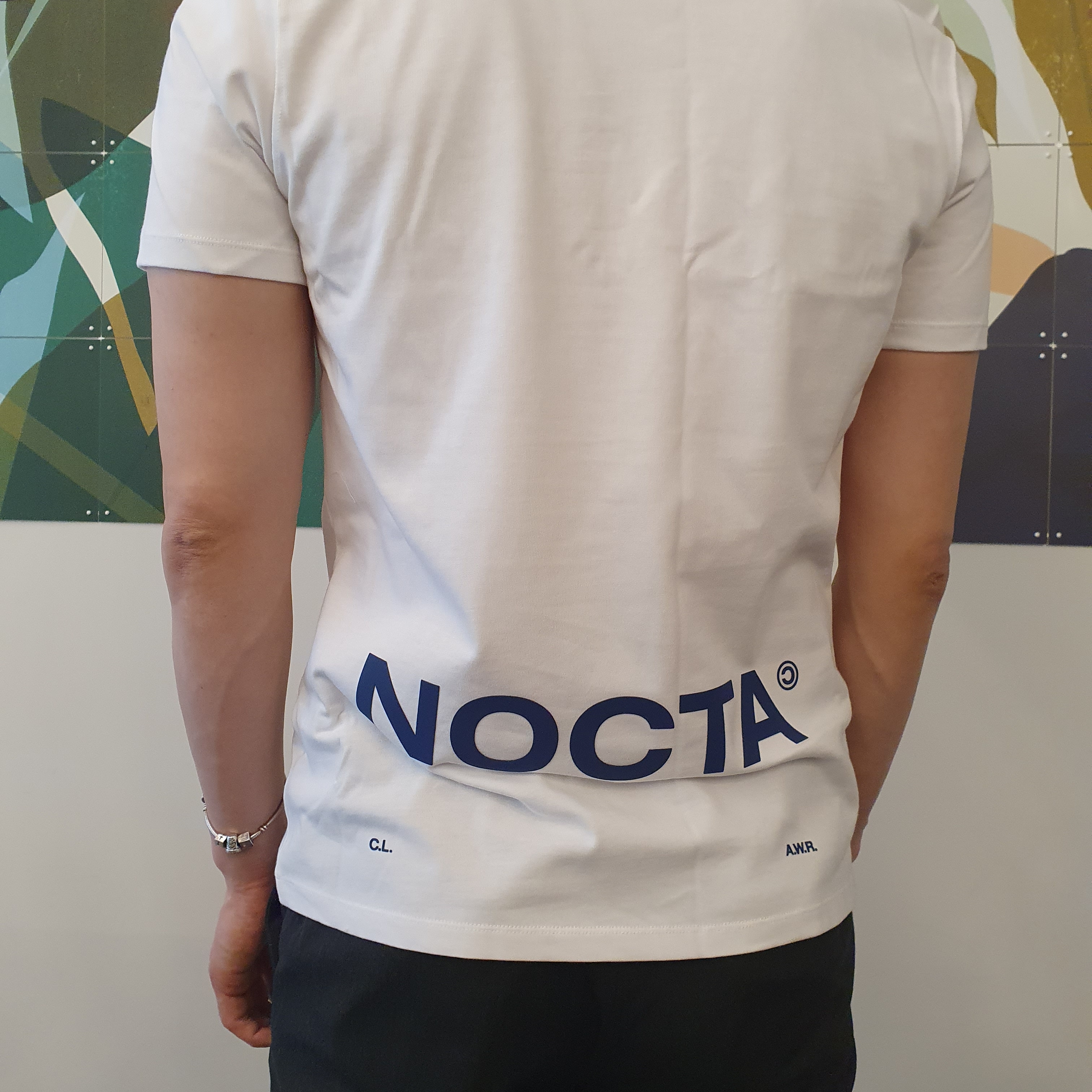 Nike x Drake Nocta Cardinal Stock Essential T-Shirt White - Asia 착용 스타일