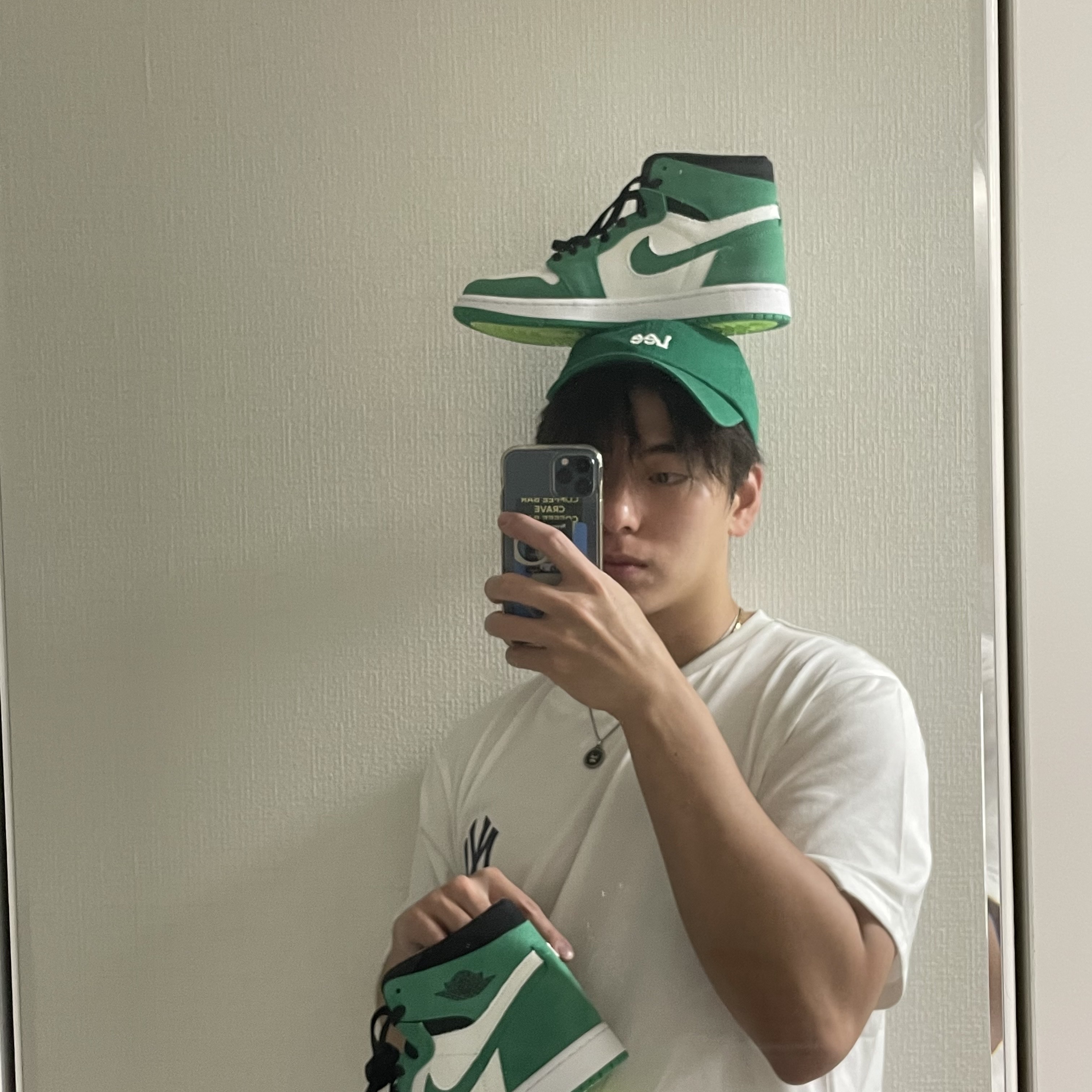 Jordan 1 Zoom Air CMFT Stadium Green 착용 스타일