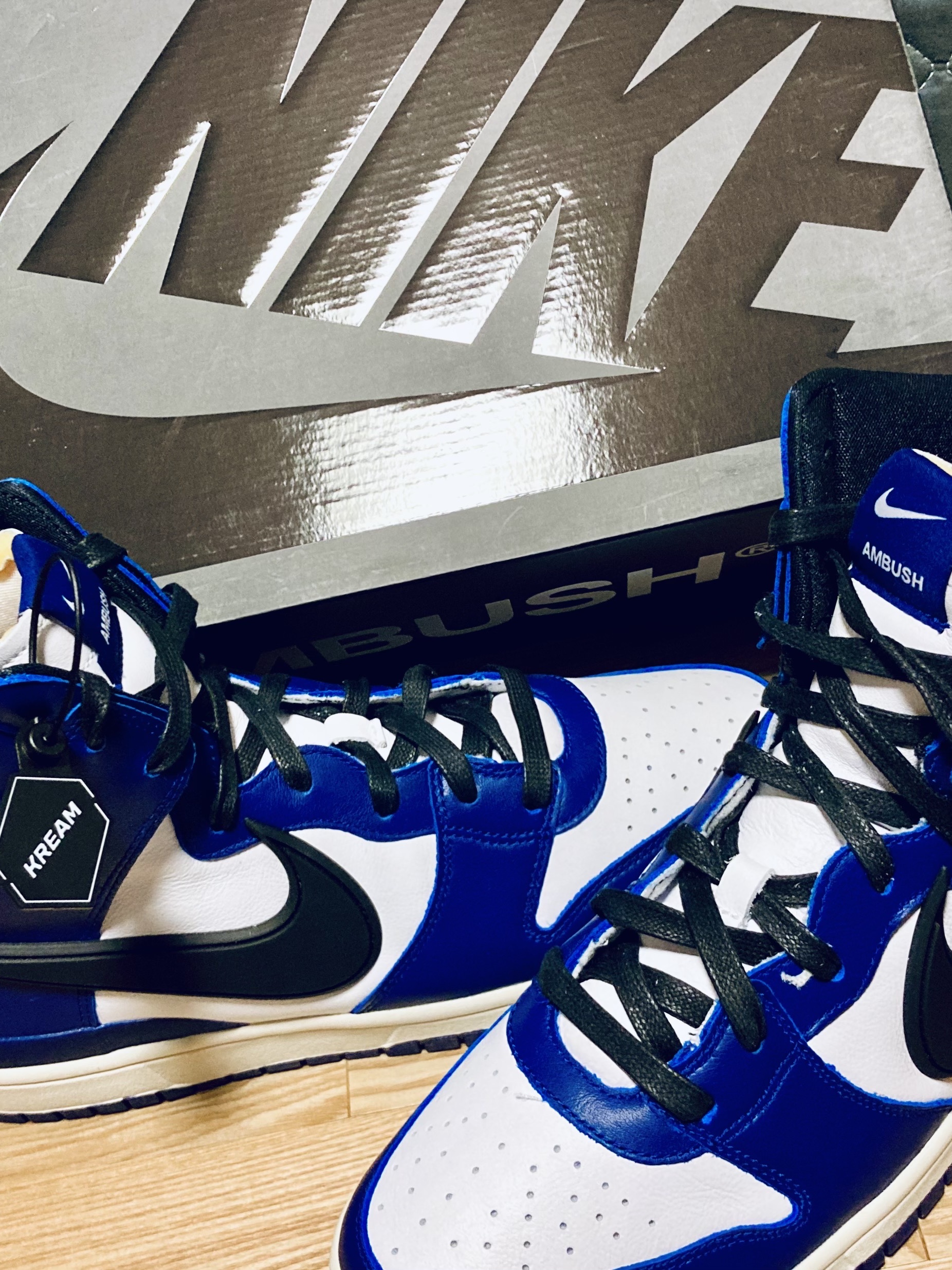 Nike x Ambush Dunk High Deep Royal Blue 착용 스타일 - 1