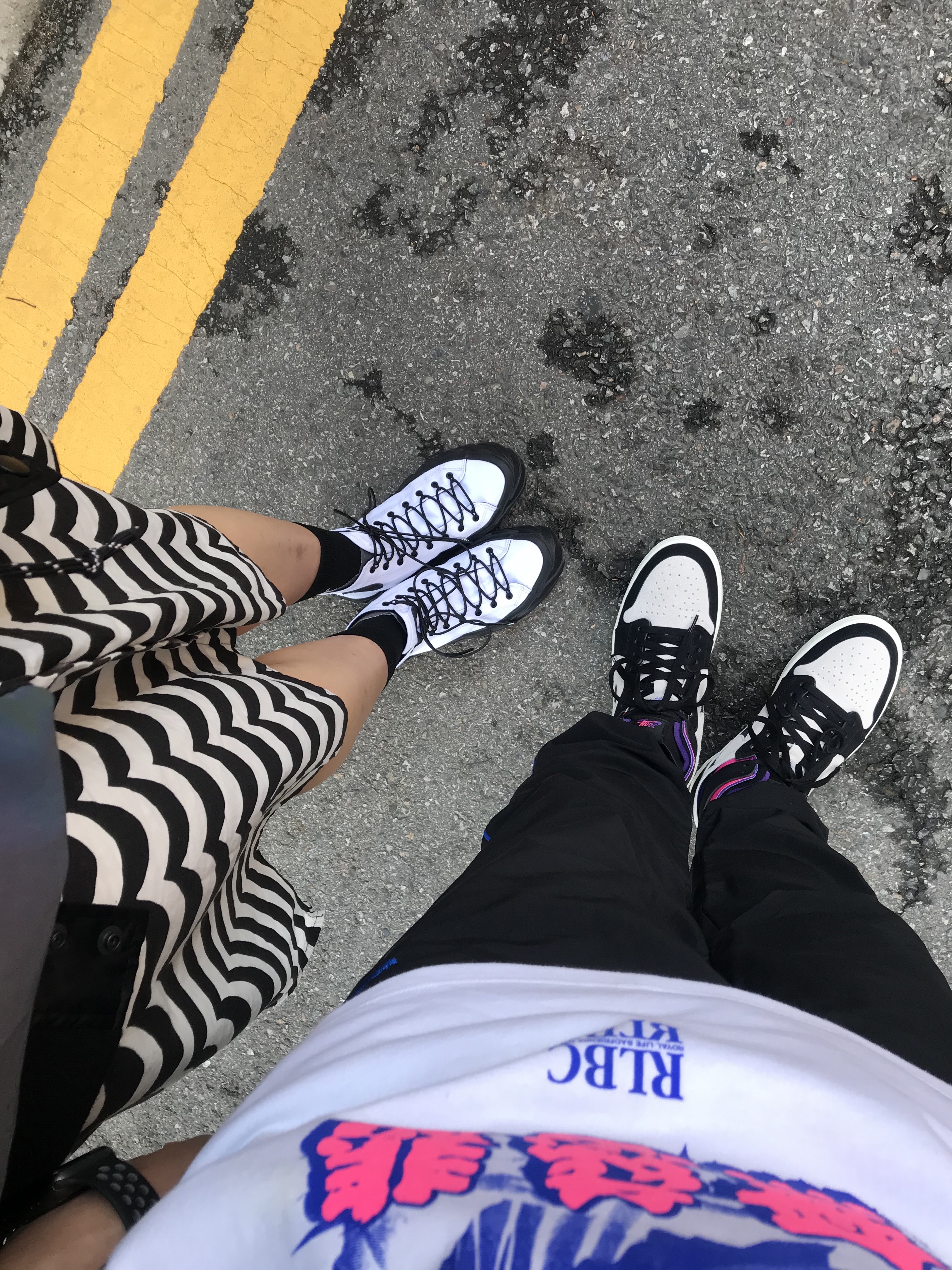 Jordan 1 x Paris Saint-Germain Zoom Air CMFT 착용 스타일 - 2