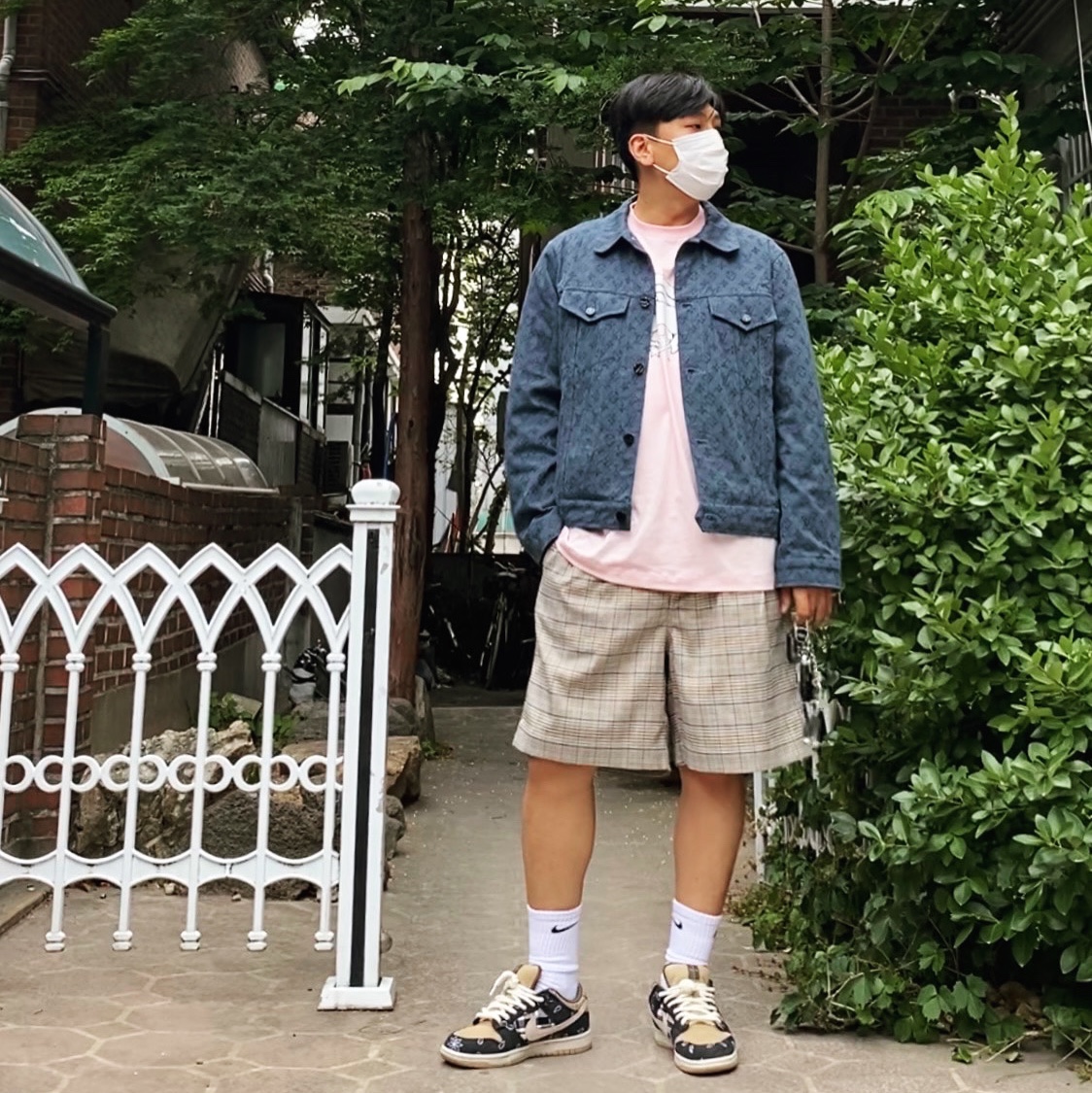 Nike x Travis Scott SB Dunk Low 착용 스타일