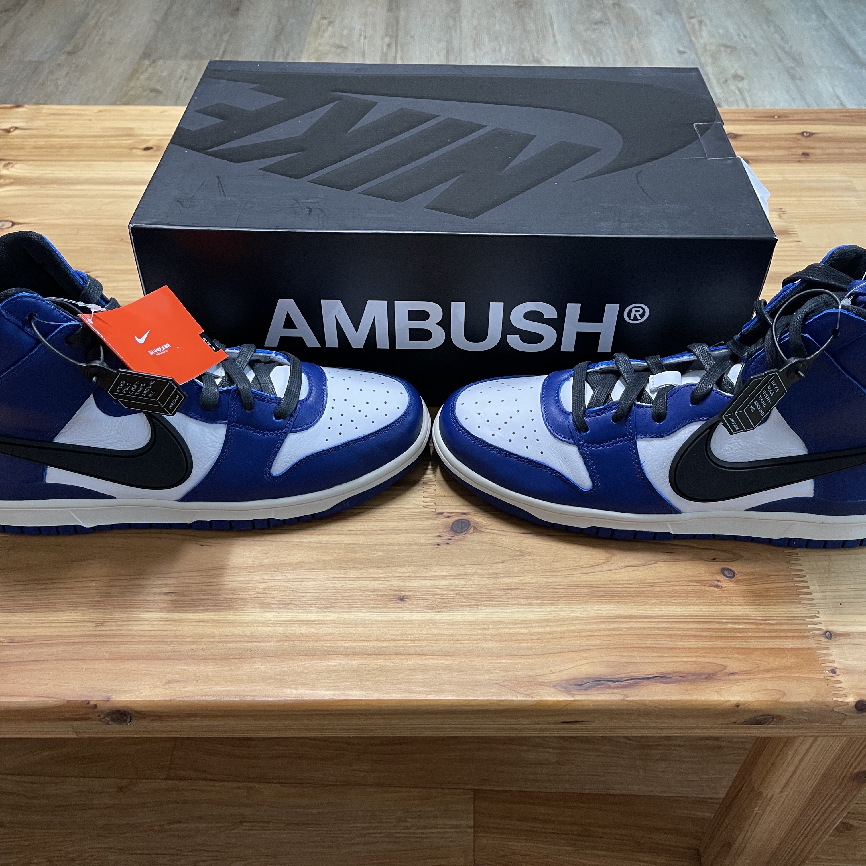 Nike x Ambush Dunk High Deep Royal Blue 착용 스타일 - 2