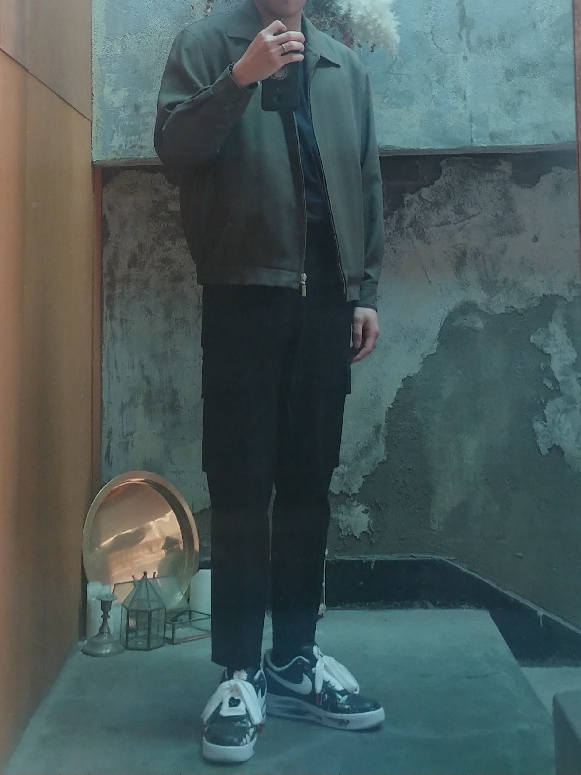 Nike x Peaceminusone Air Force 1 Low Para-Noise 착용 스타일