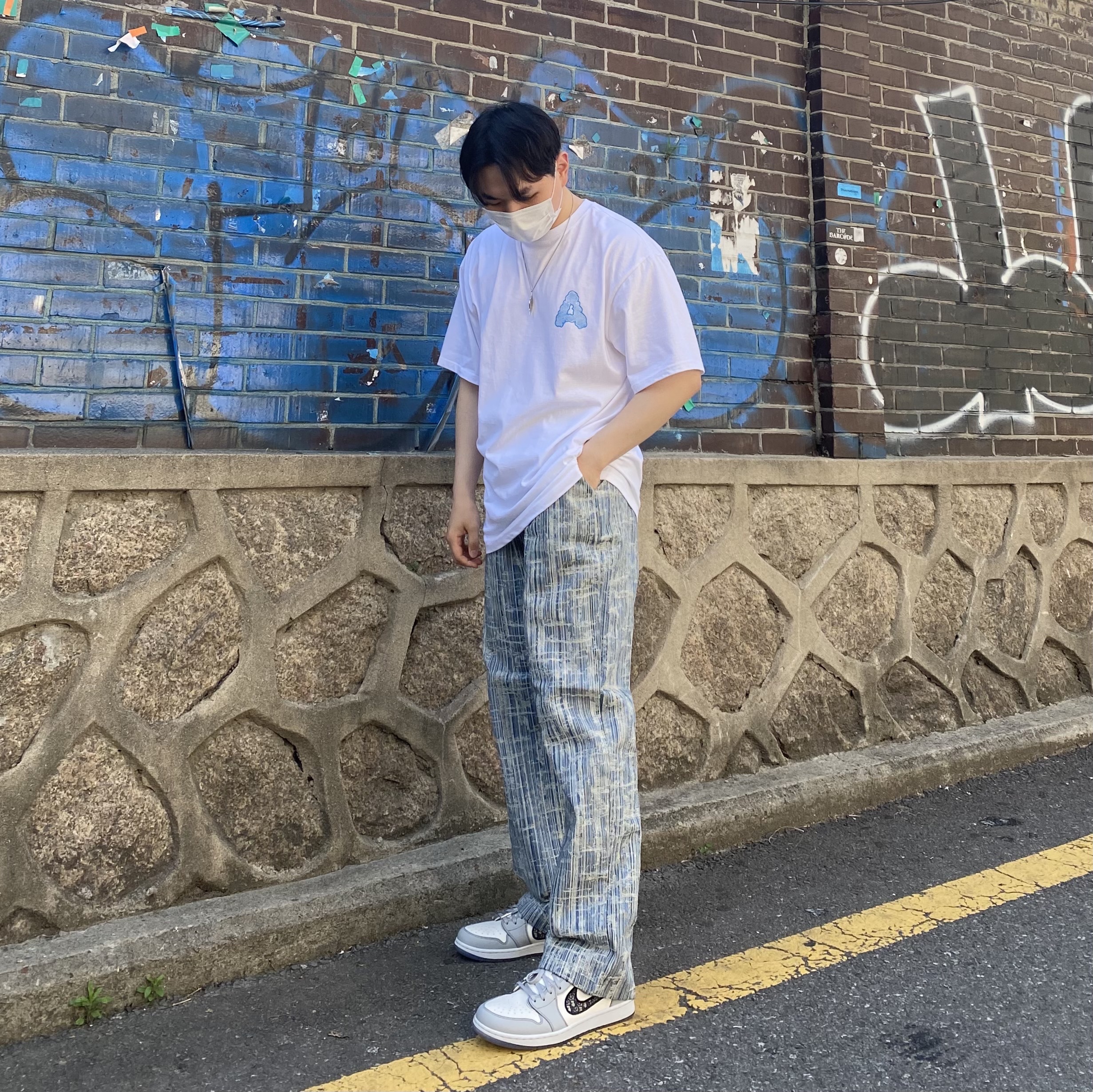 Jordan 1 x Dior Low OG 착용 스타일
