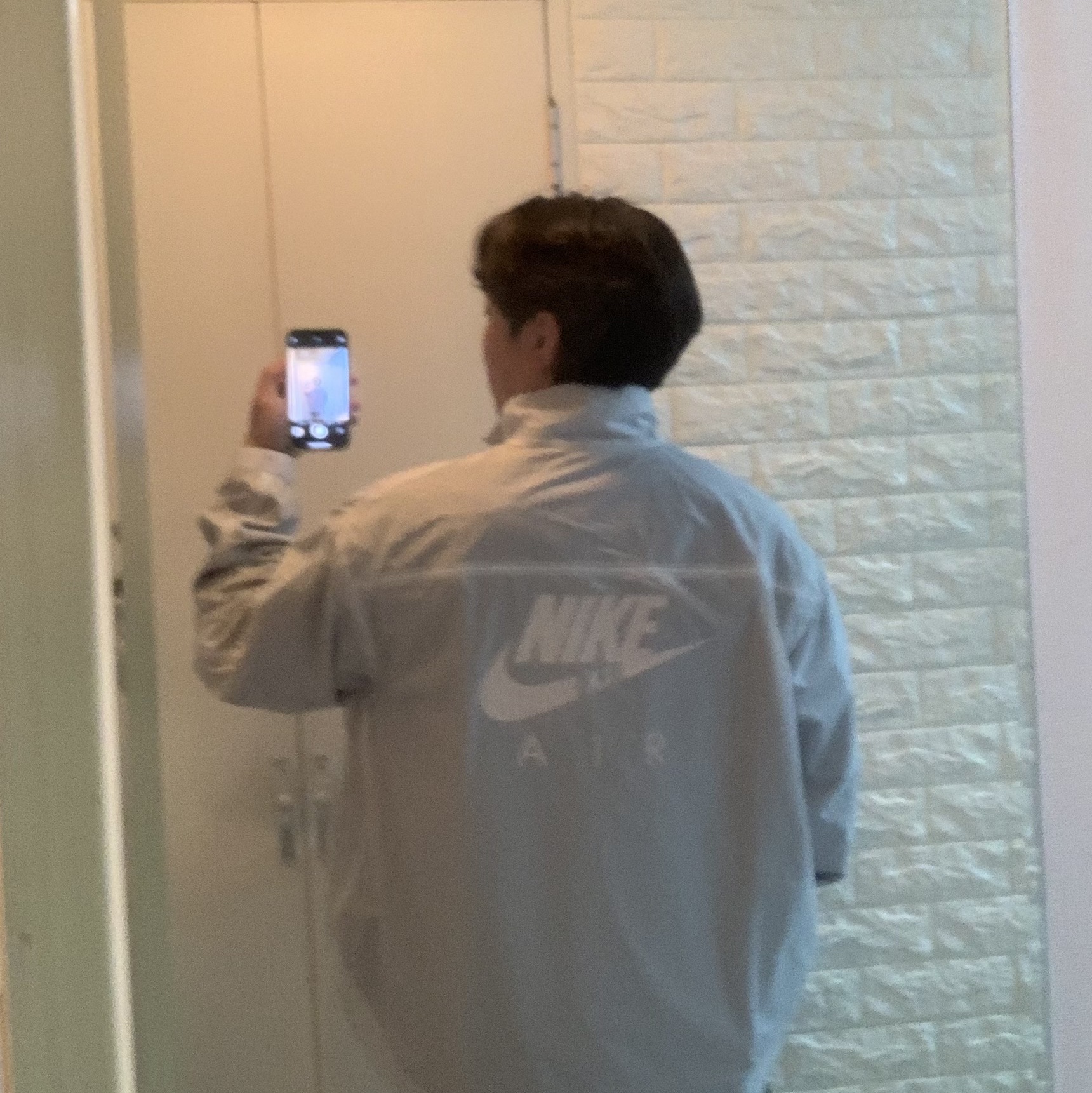 Nike x Kim Jones Reversible Wind Breaker Navy - US/EU 착용 스타일 - 1