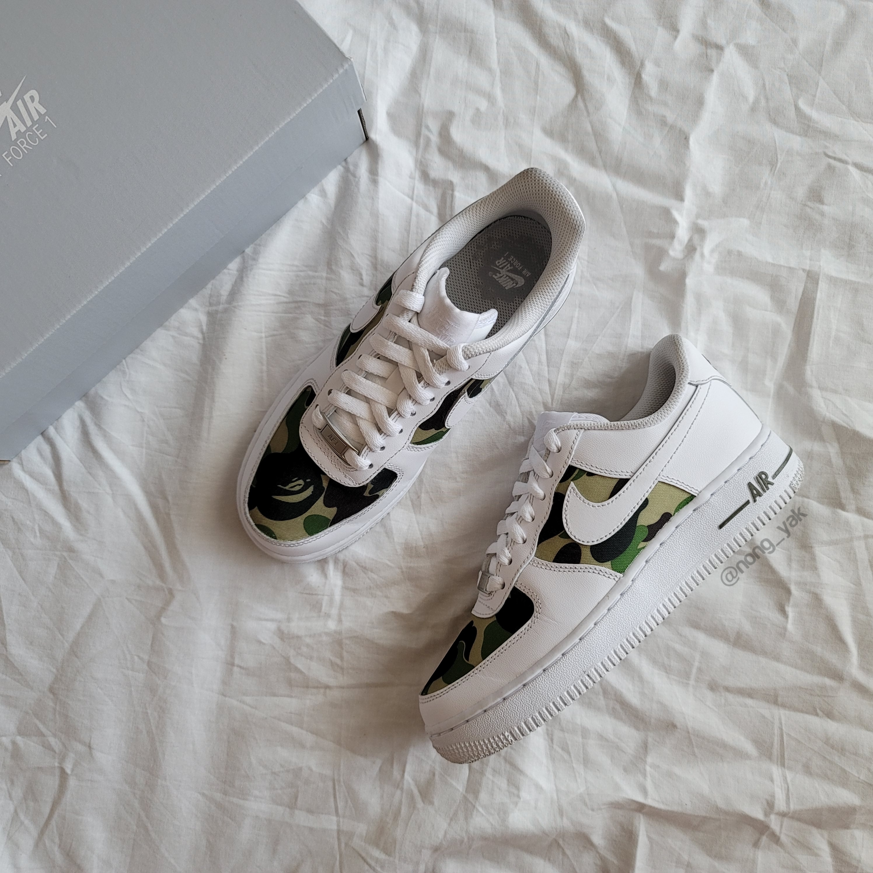 Nike Air Force 1 '07 Low White, (W) Nike Air Force 1 '07 Low White 착용 스타일 - 2