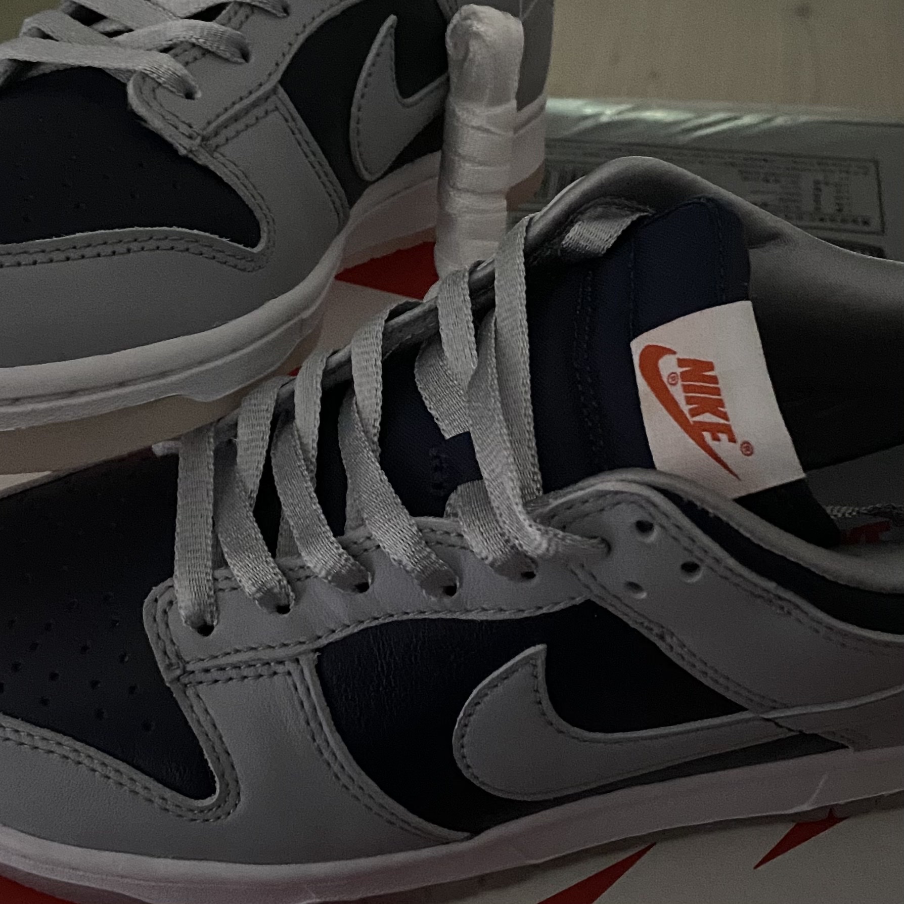 (W) Nike Dunk Low SP College Navy 착용 스타일
