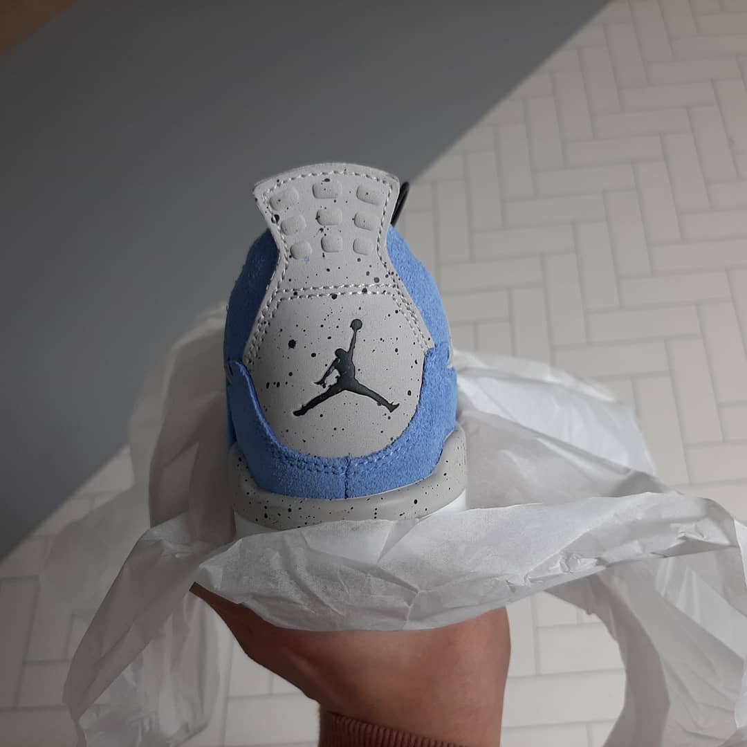 (PS) Jordan 4 Retro University Blue 착용 스타일 - 3