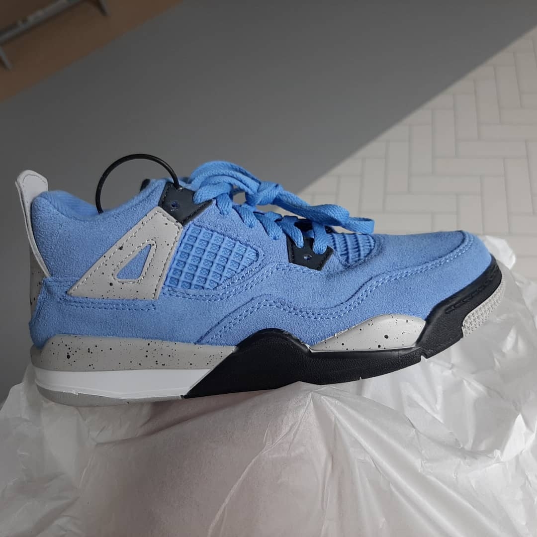 (PS) Jordan 4 Retro University Blue 착용 스타일 - 2