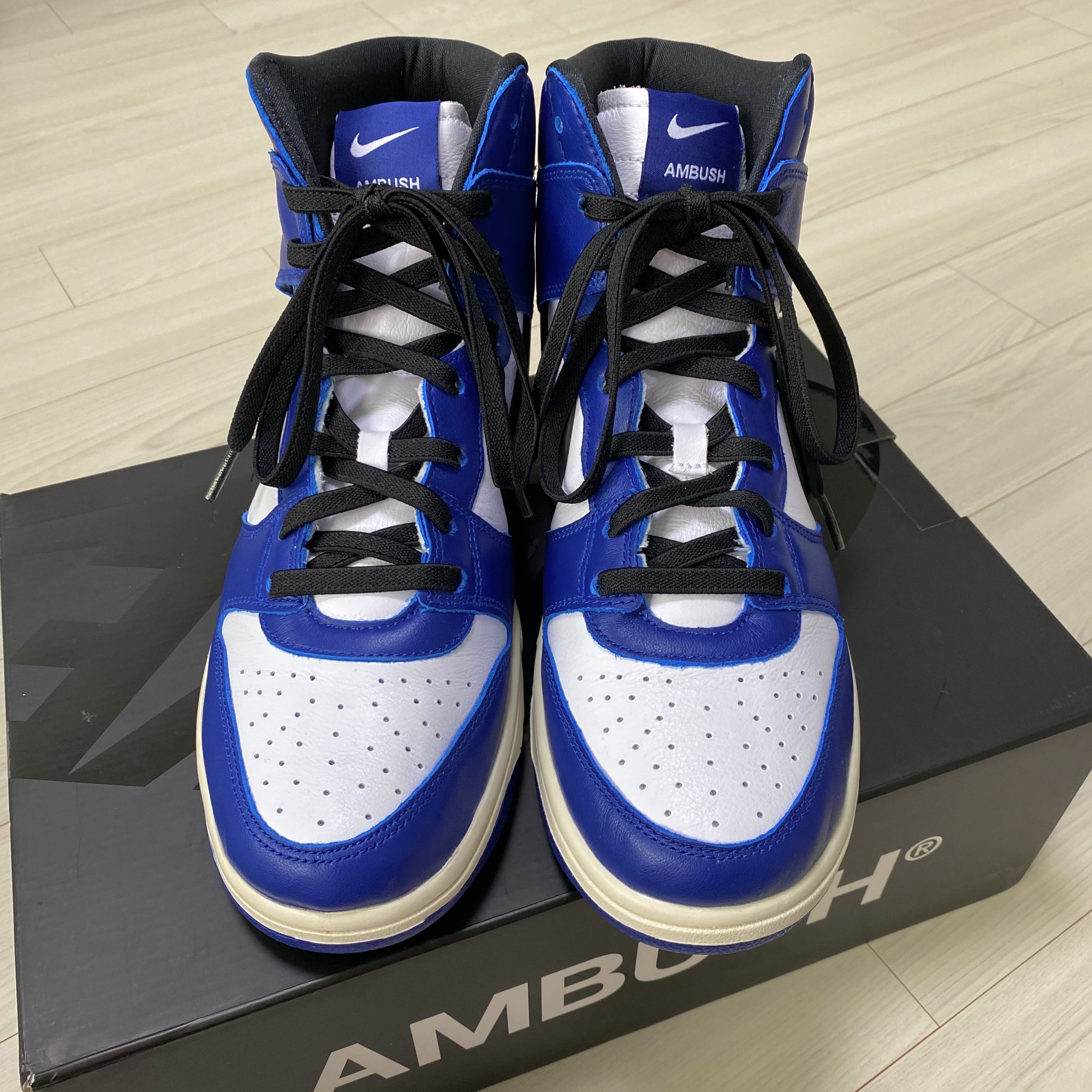 Nike x Ambush Dunk High Deep Royal Blue 착용 스타일 - 4