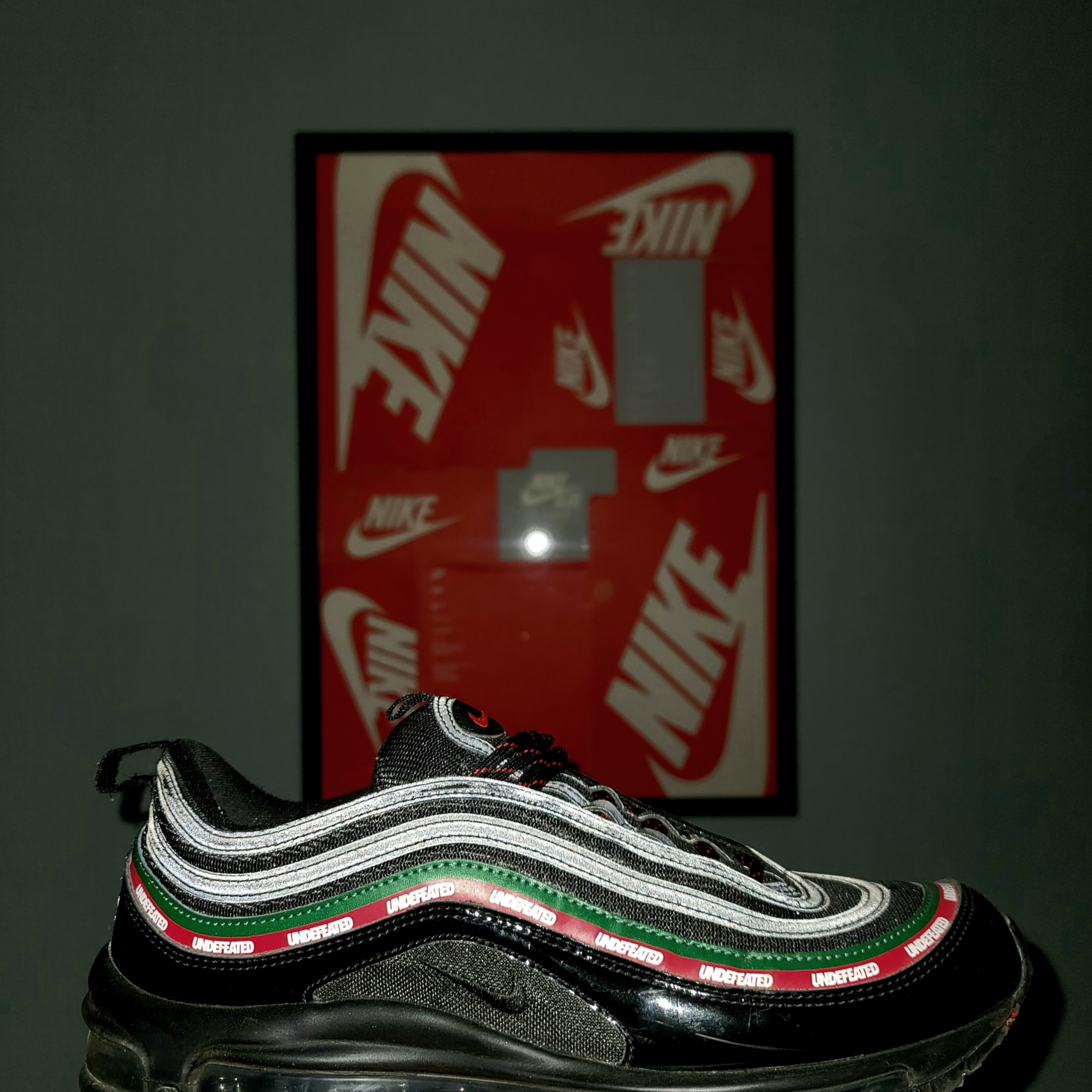 Nike x Undefeated Air Max 97 Black 착용 스타일 - 2