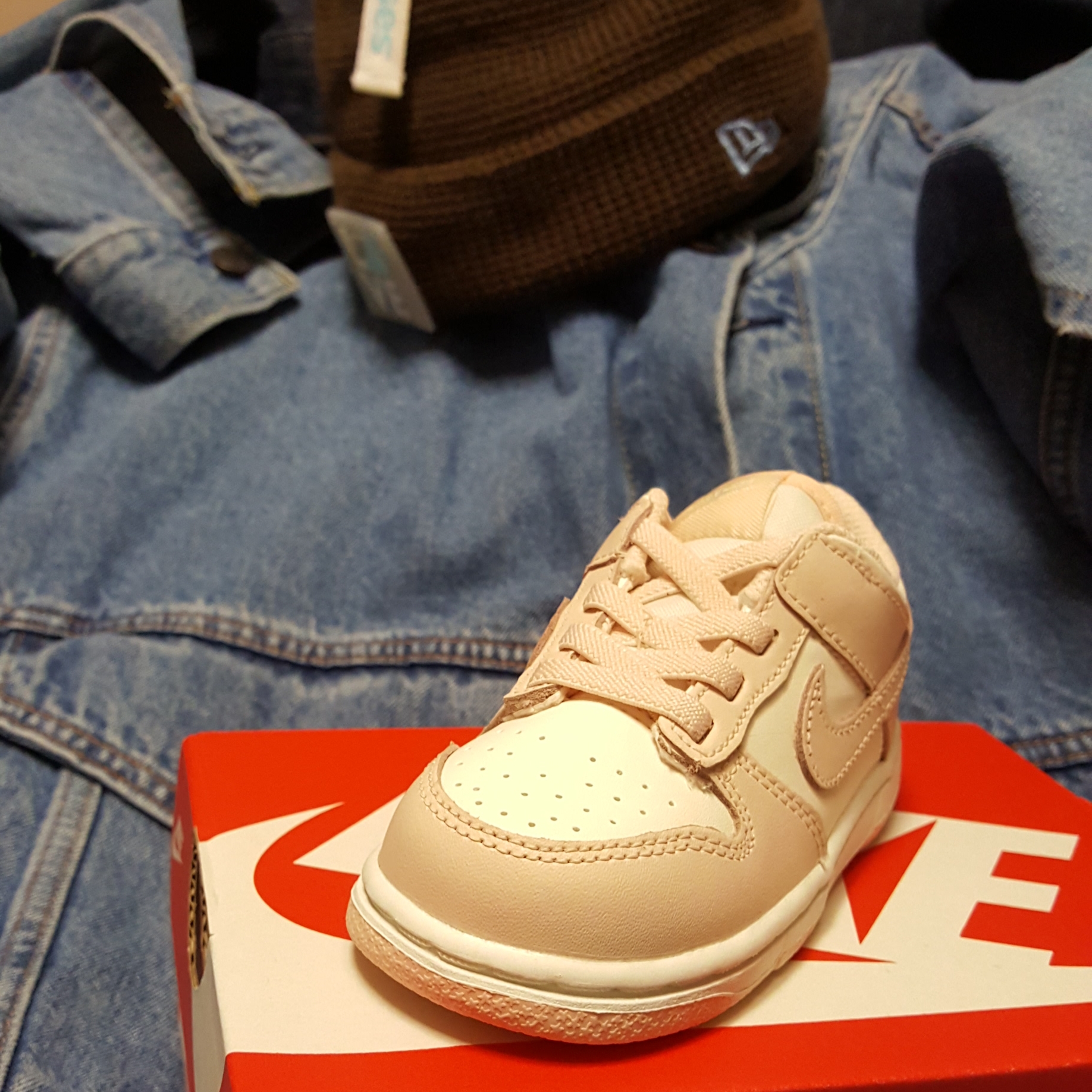 (W) Nike Dunk Low Orange Pearl, (PS) Nike Dunk Low Orange Pearl 착용 스타일 - 2