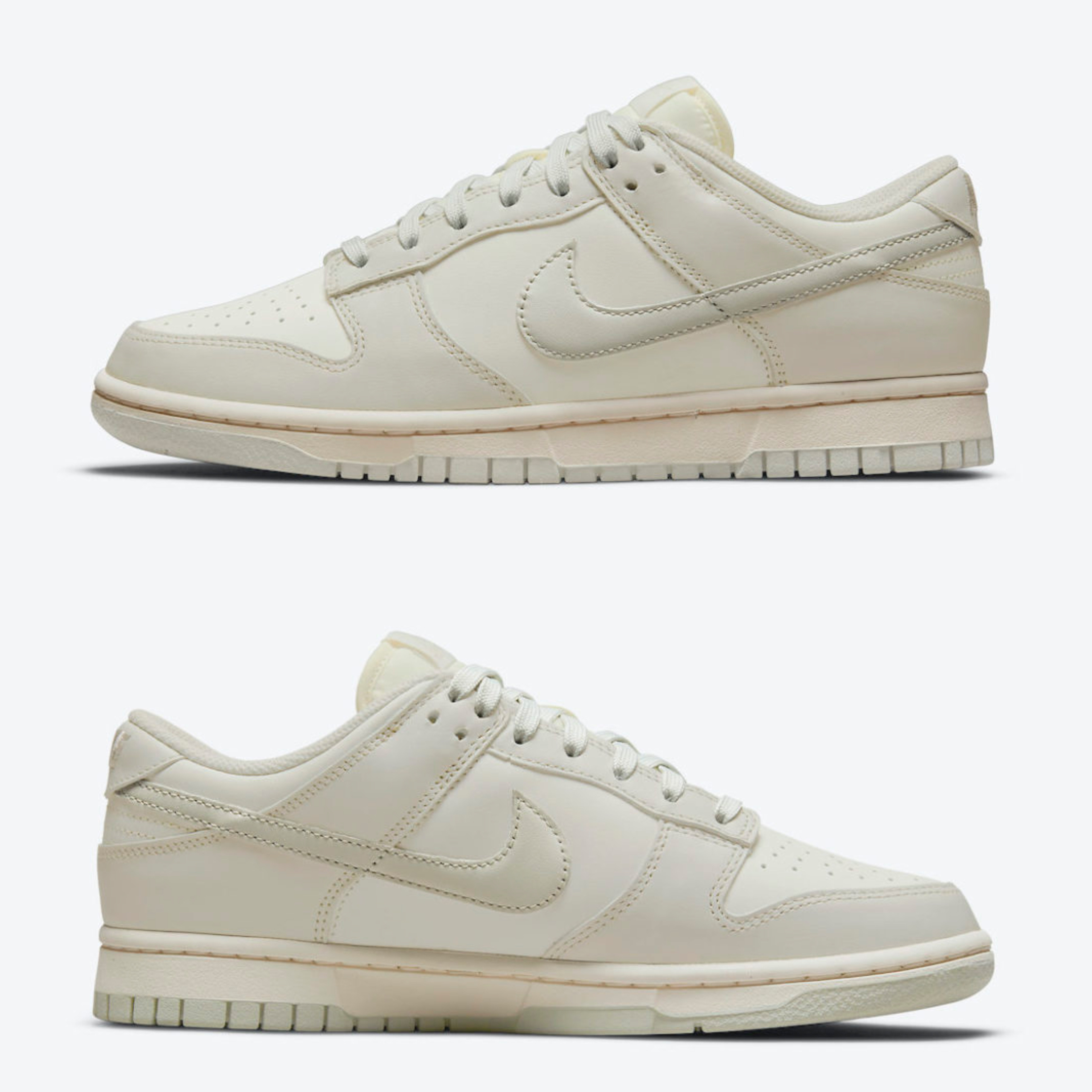 (W) Nike Dunk Low Photon Dust, (W) Jordan 1 Zoom Air CMFT Light Bone 착용 스타일 - 3