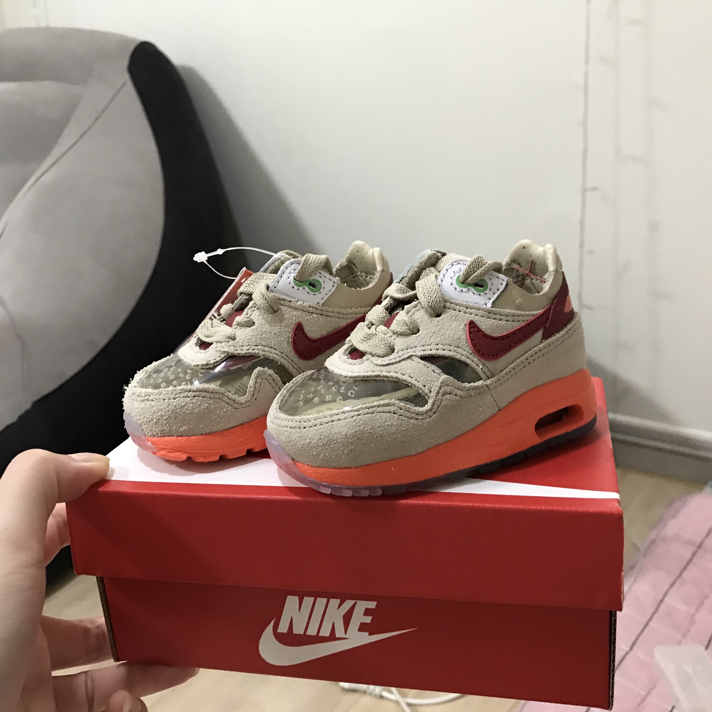 (TD) Nike x Clot Air Max 1 Net 착용 스타일 - 1