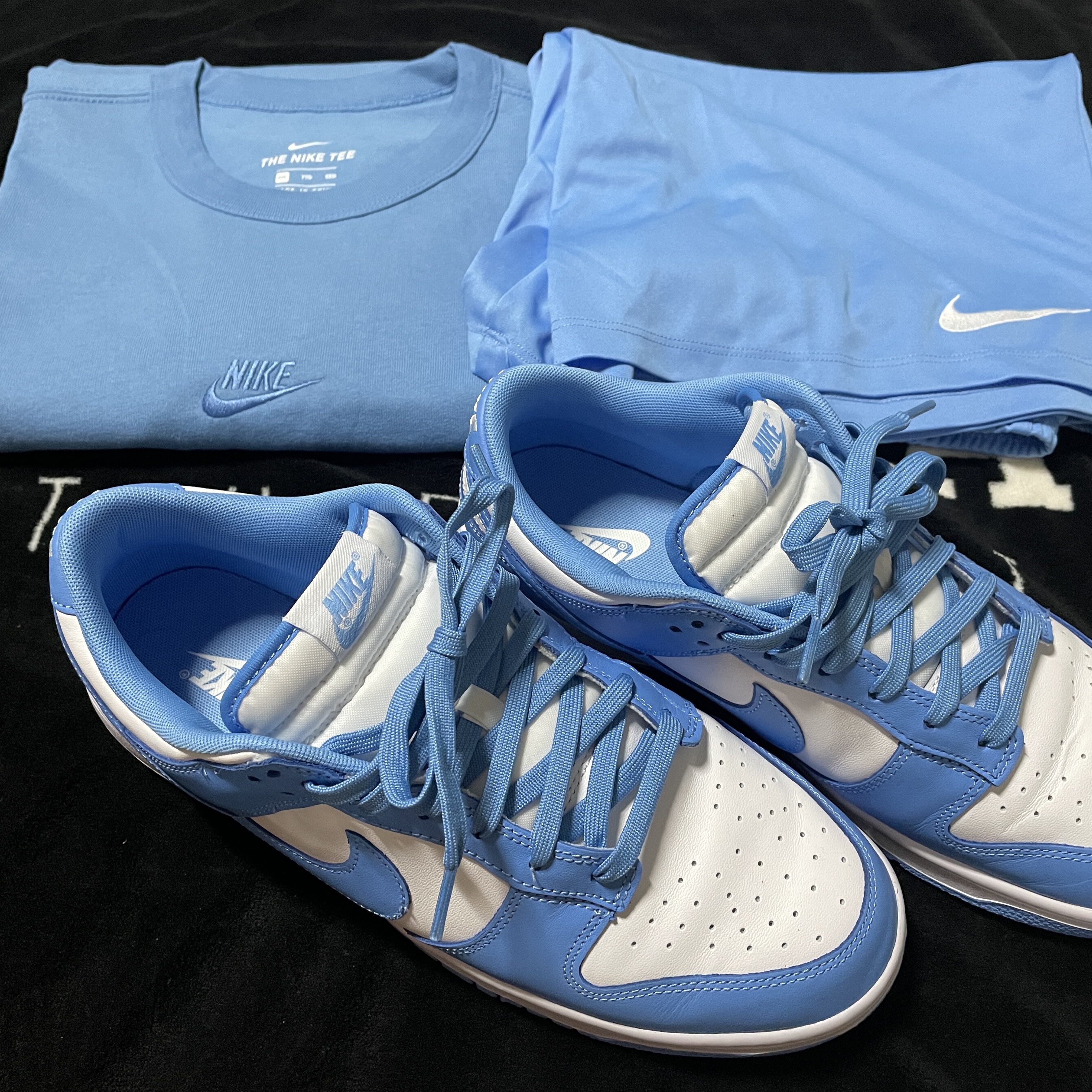 Nike Dunk Low Retro University Blue 착용 스타일