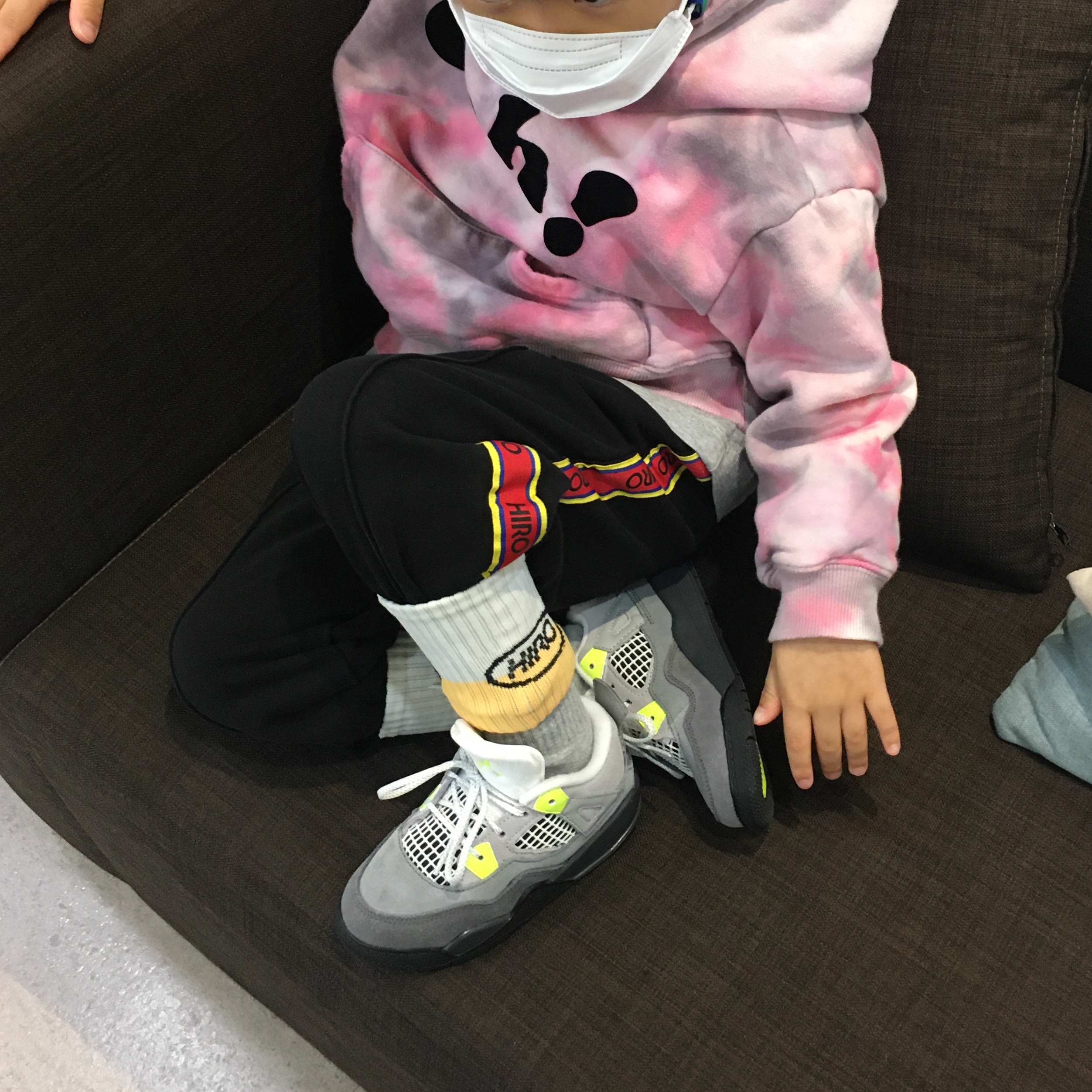 (TD) Jordan 4 Retro SE Neon 95 착용 스타일 - 2
