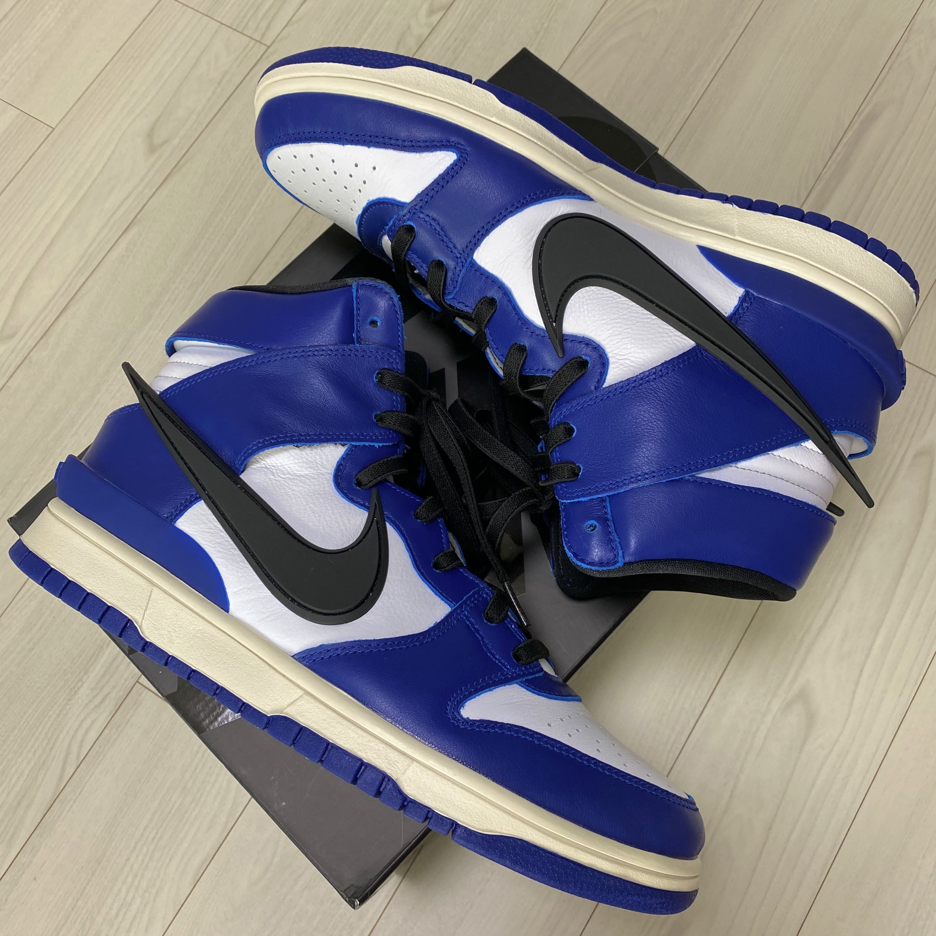 Nike x Ambush Dunk High Deep Royal Blue 착용 스타일 - 3