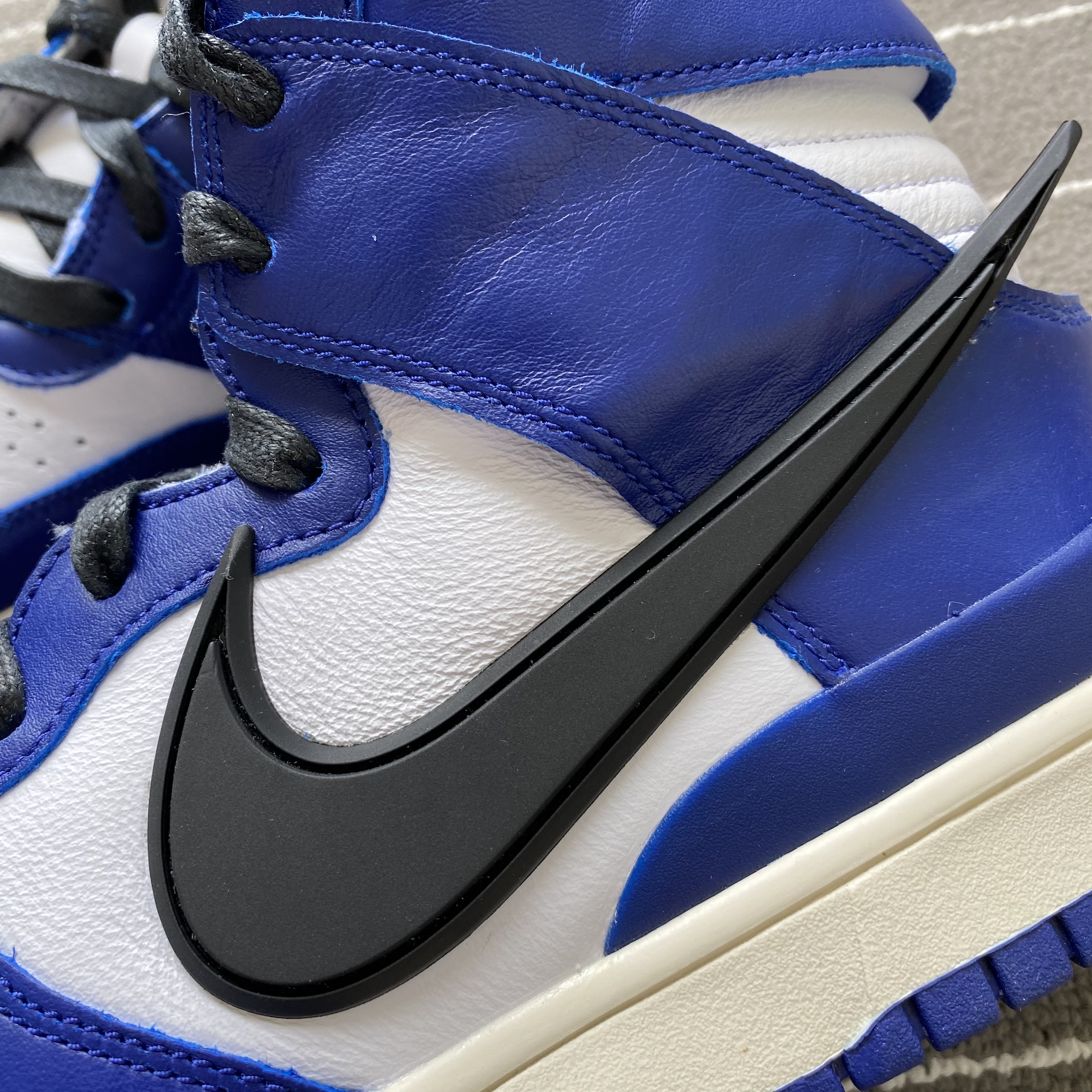 Nike x Ambush Dunk High Deep Royal Blue 착용 스타일 - 4