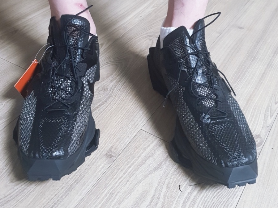 Nike x Matthew M Williams Zoom 004 Triple Black 착용 스타일 - 4