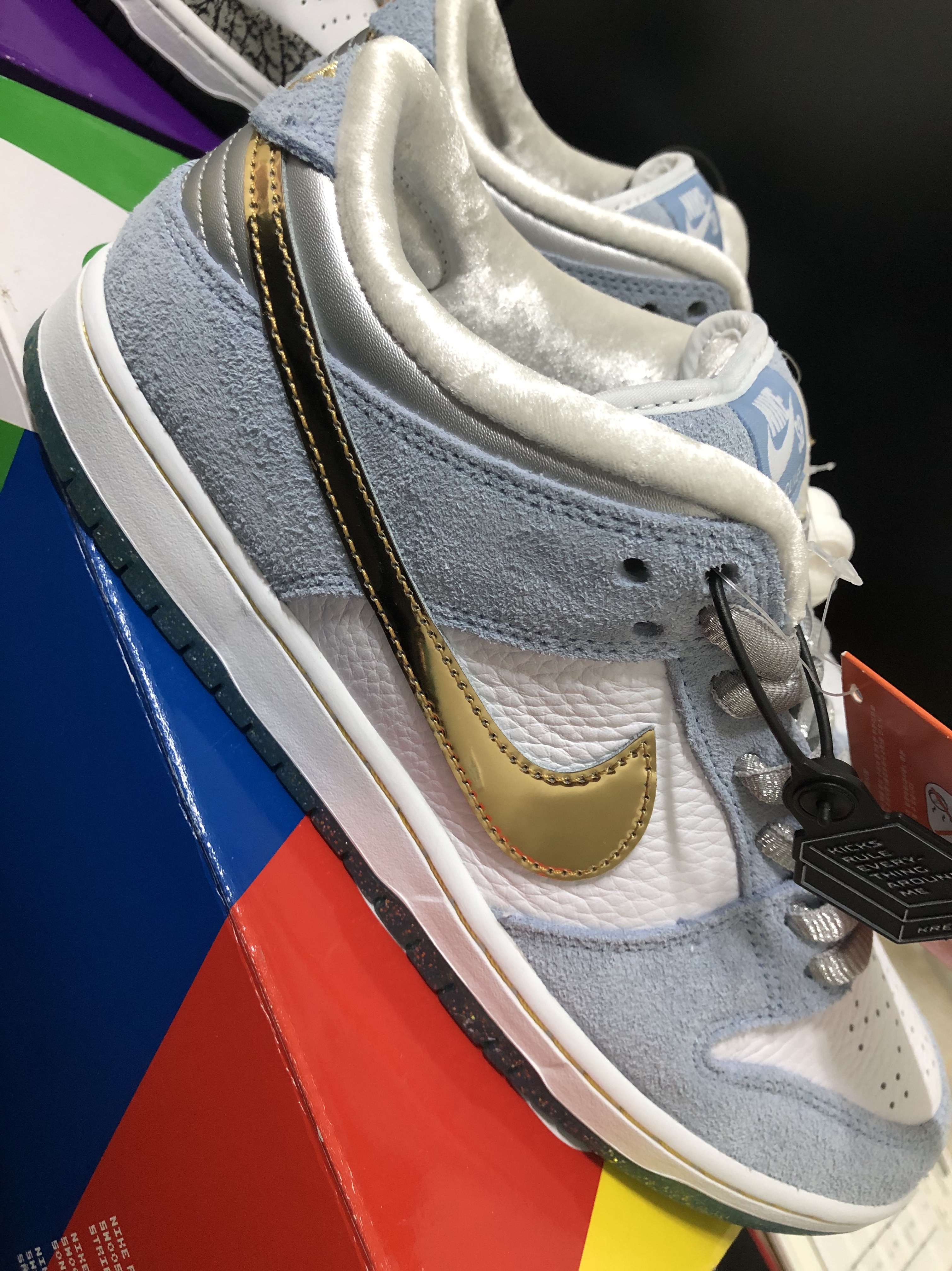 Nike x Sean Cliver SB Dunk Low Holiday Special, Nike SB Dunk Low Pro Clear Jade 착용 스타일 - 1