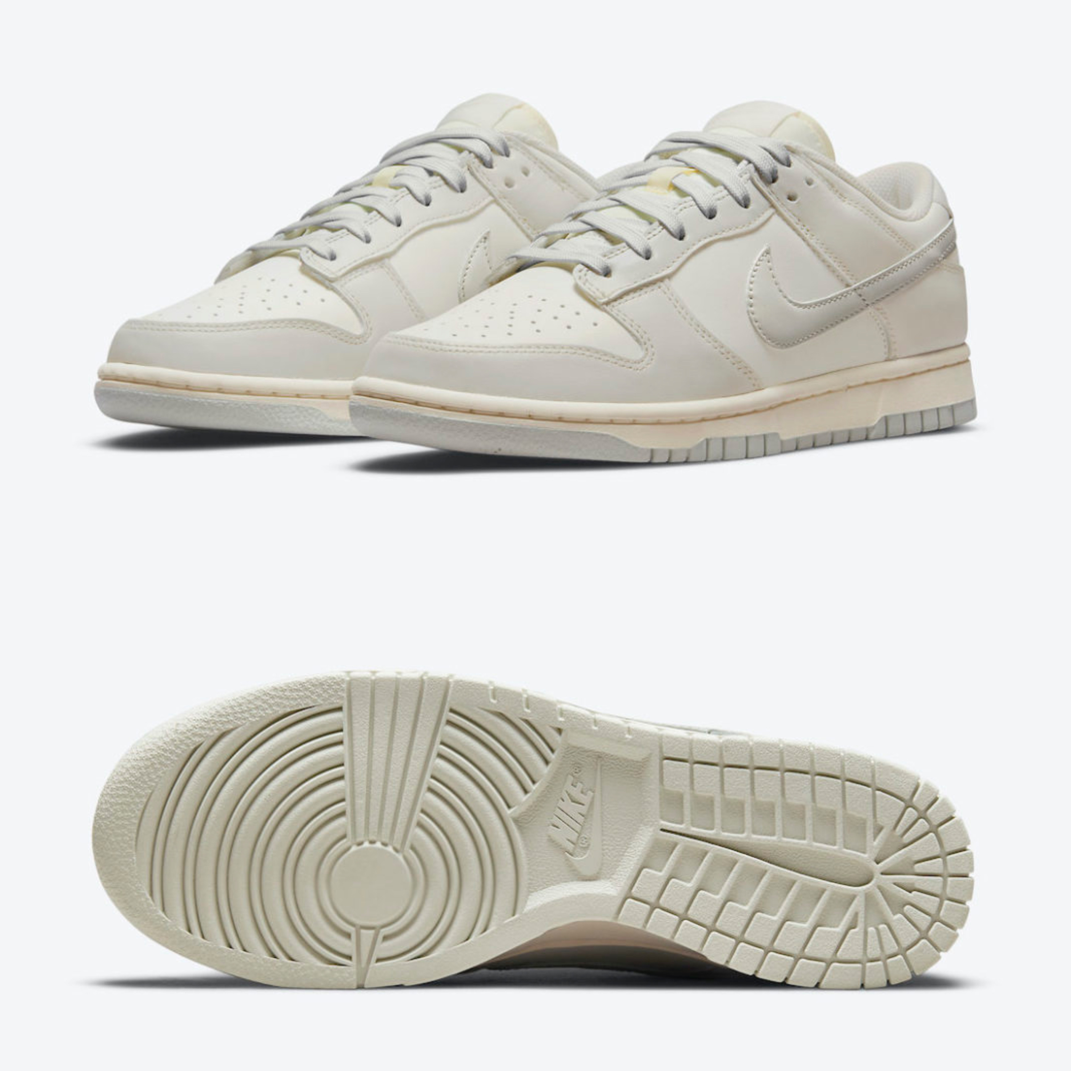 (W) Nike Dunk Low Photon Dust, (W) Jordan 1 Zoom Air CMFT Light Bone 착용 스타일 - 2