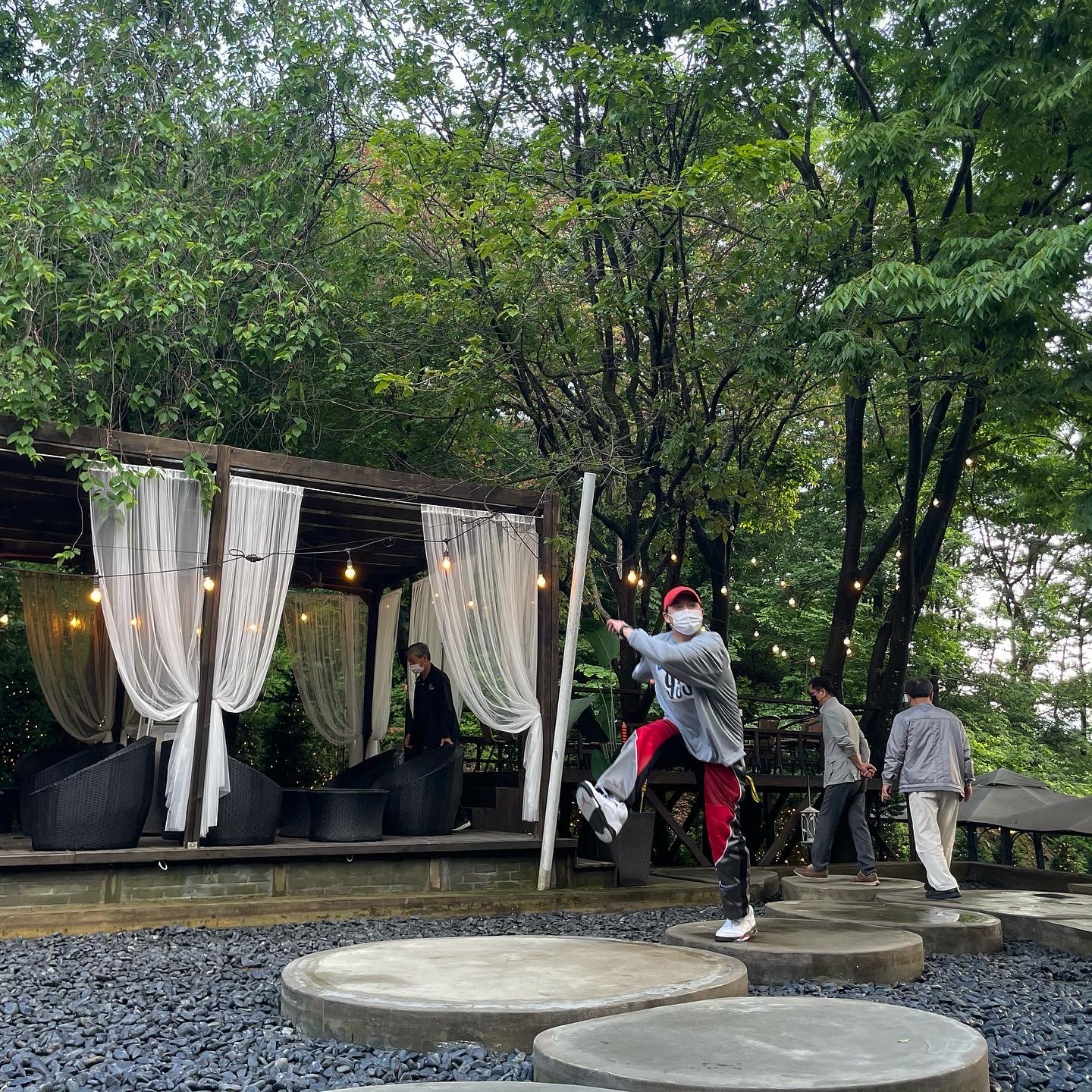Nike x Cactus Plant Flea Market L/S Jersey Grey - US/EU, Nike x Cactus Plant Flea Market L/S Jersey Grey - Asia 착용 스타일 - 2