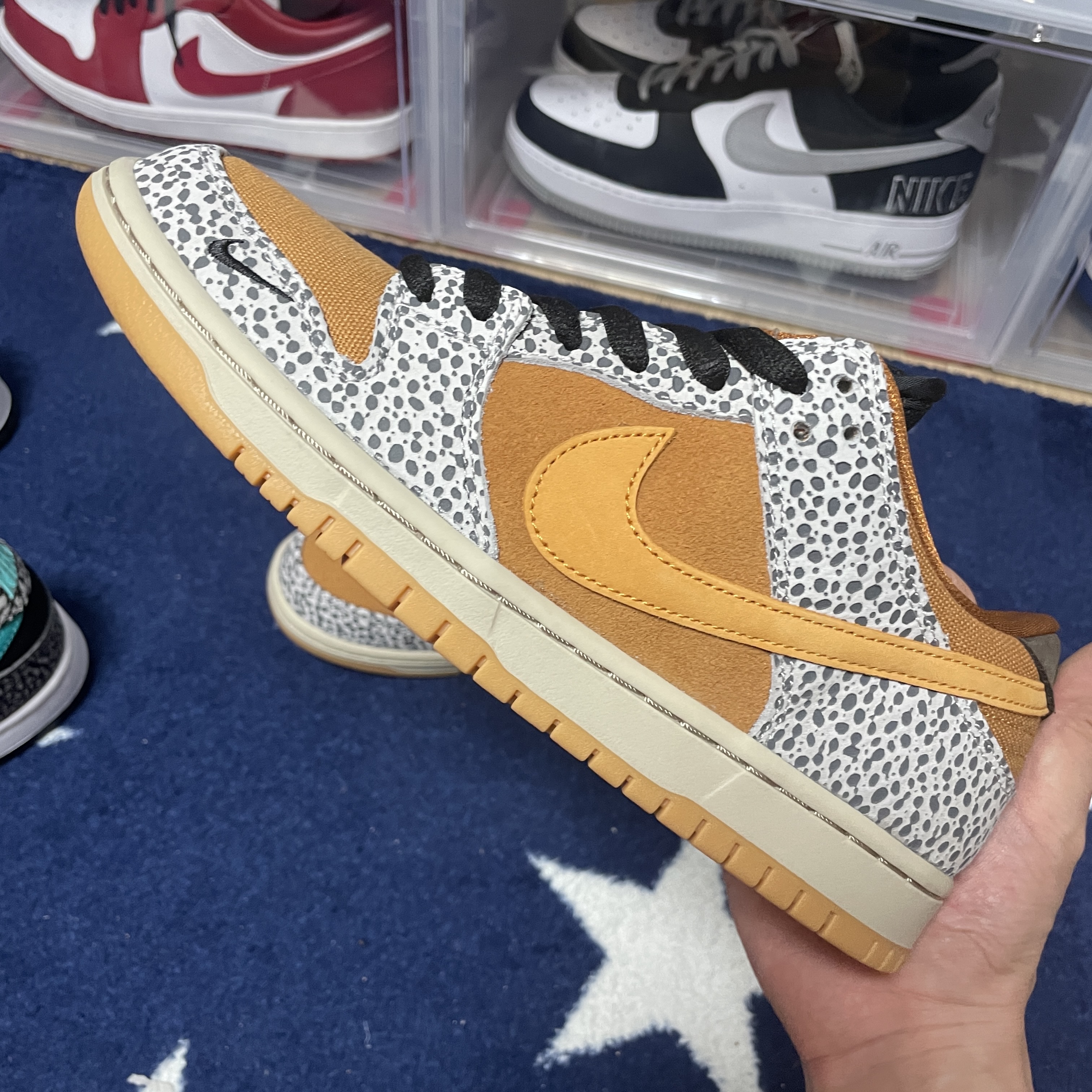 Nike SB Dunk Low Pro Safari 착용 스타일 - 2
