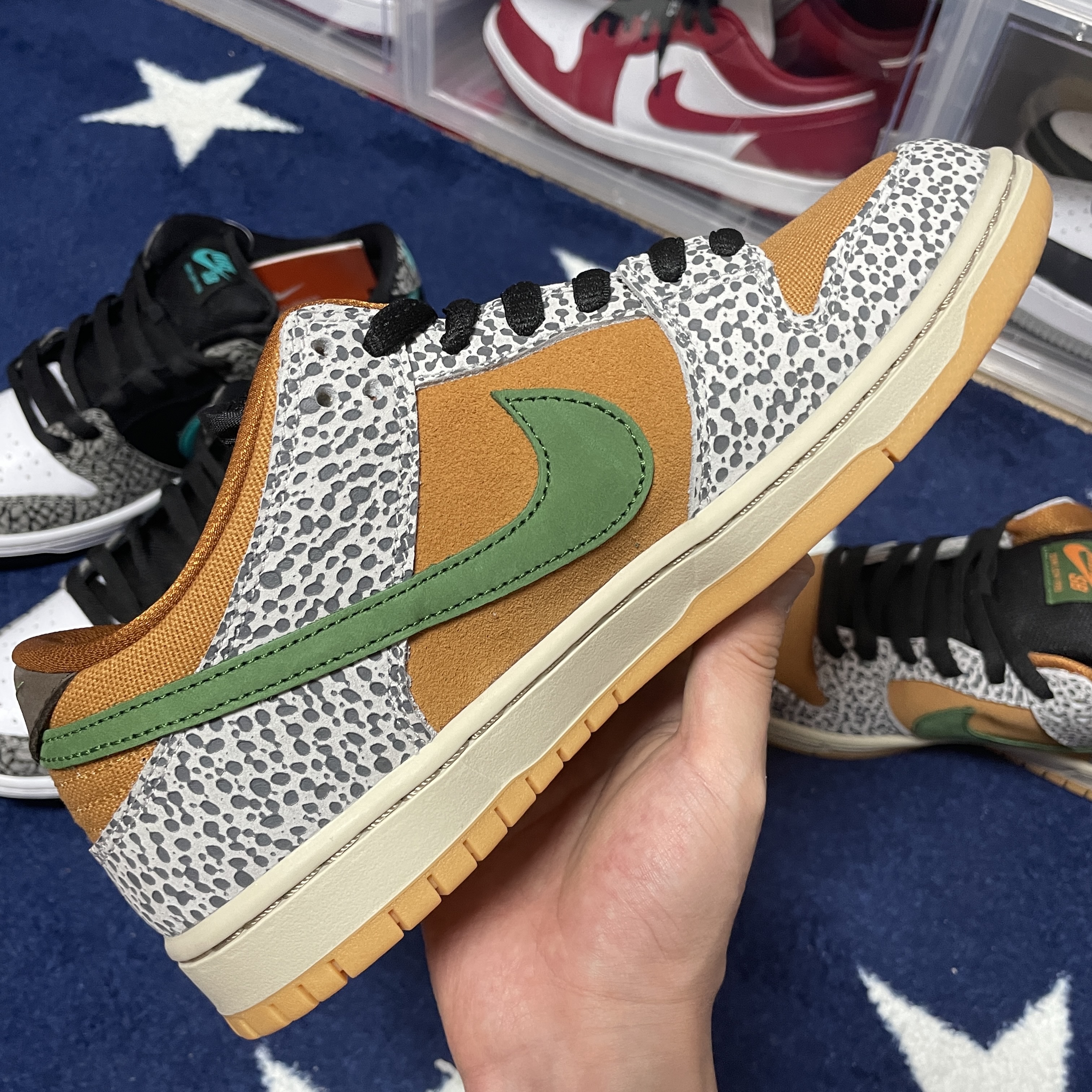 Nike SB Dunk Low Pro Safari 착용 스타일 - 3