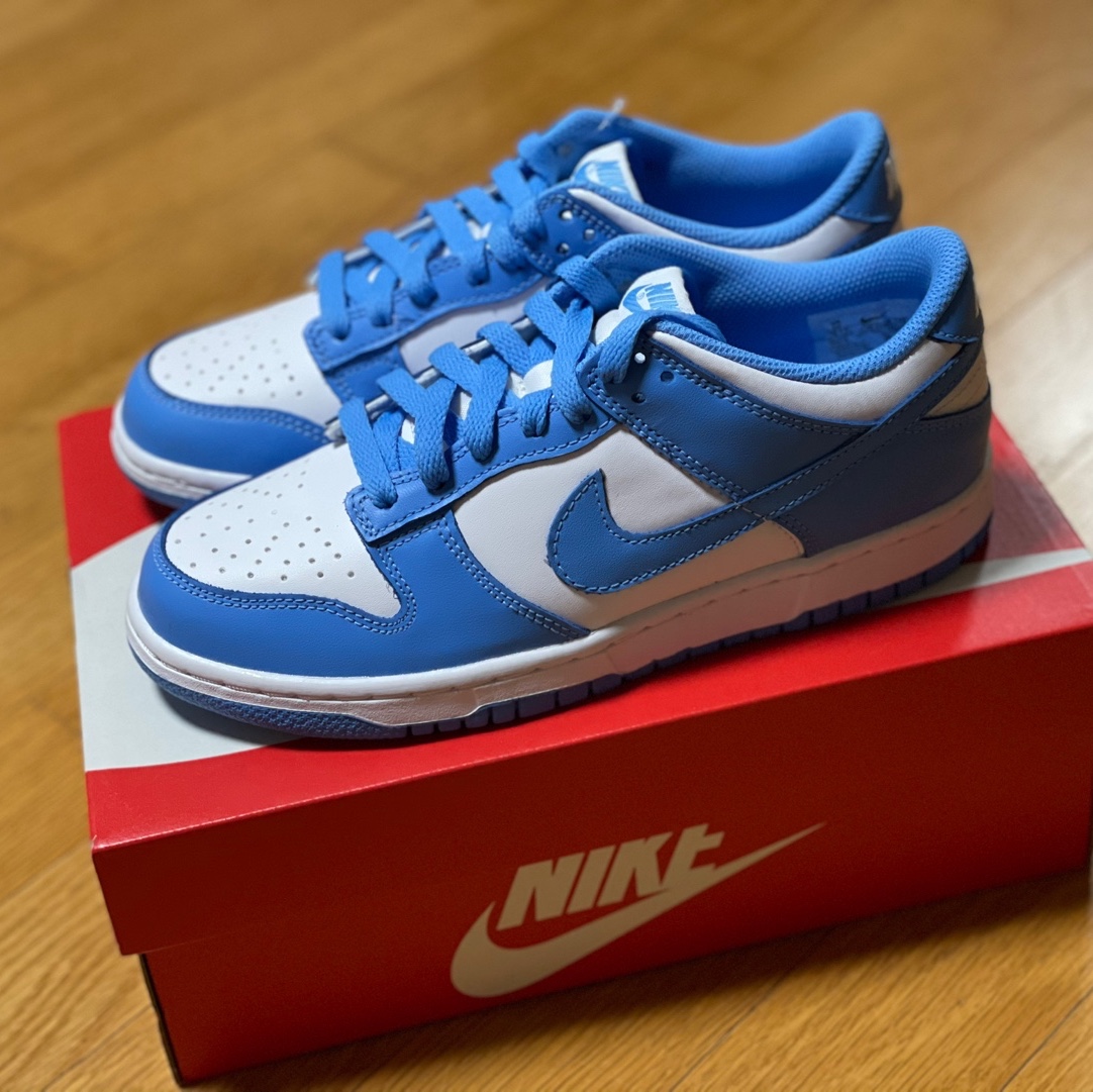 (GS) Nike Dunk Low University Blue 착용 스타일
