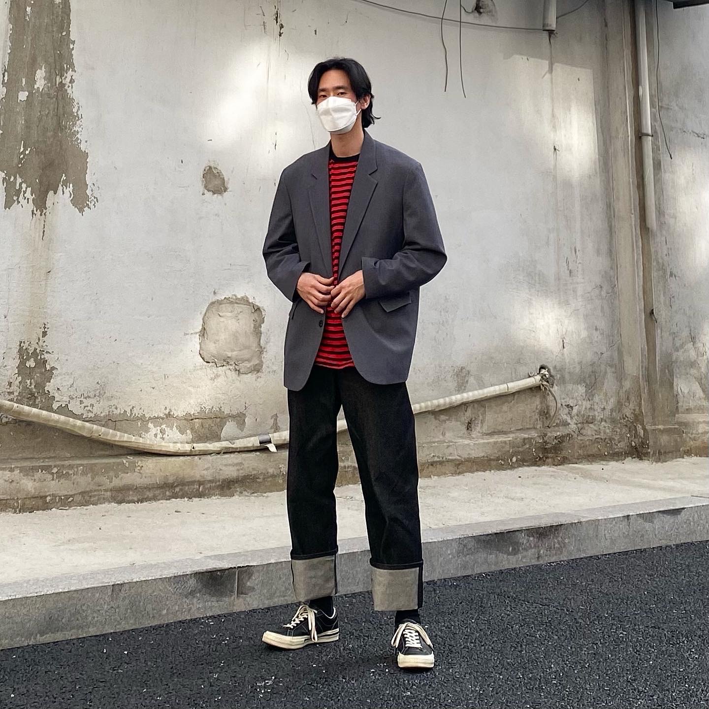 Converse x Kasina One Star Ox 착용 스타일 - 3