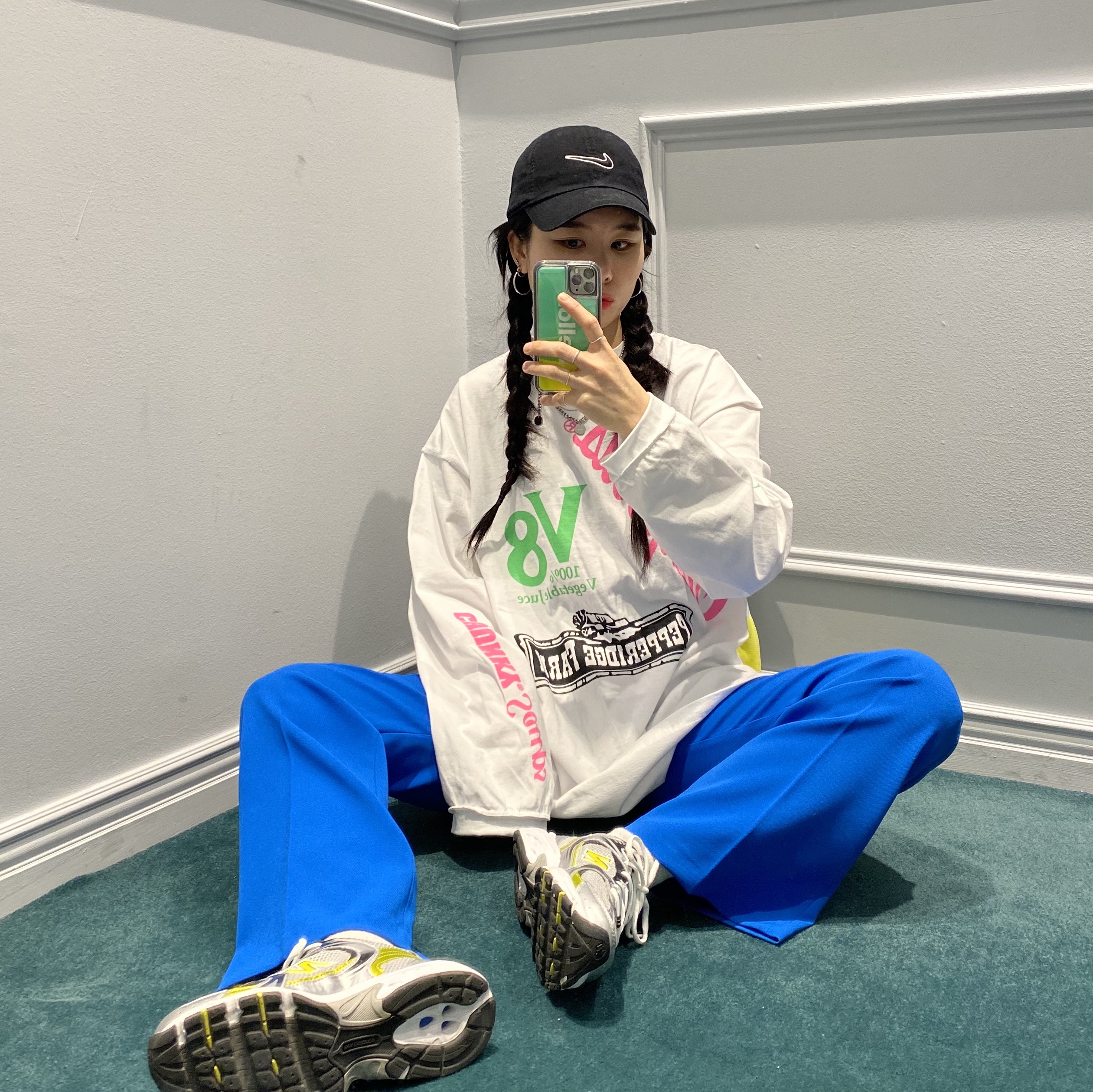 New Balance 530 Silver 착용 스타일
