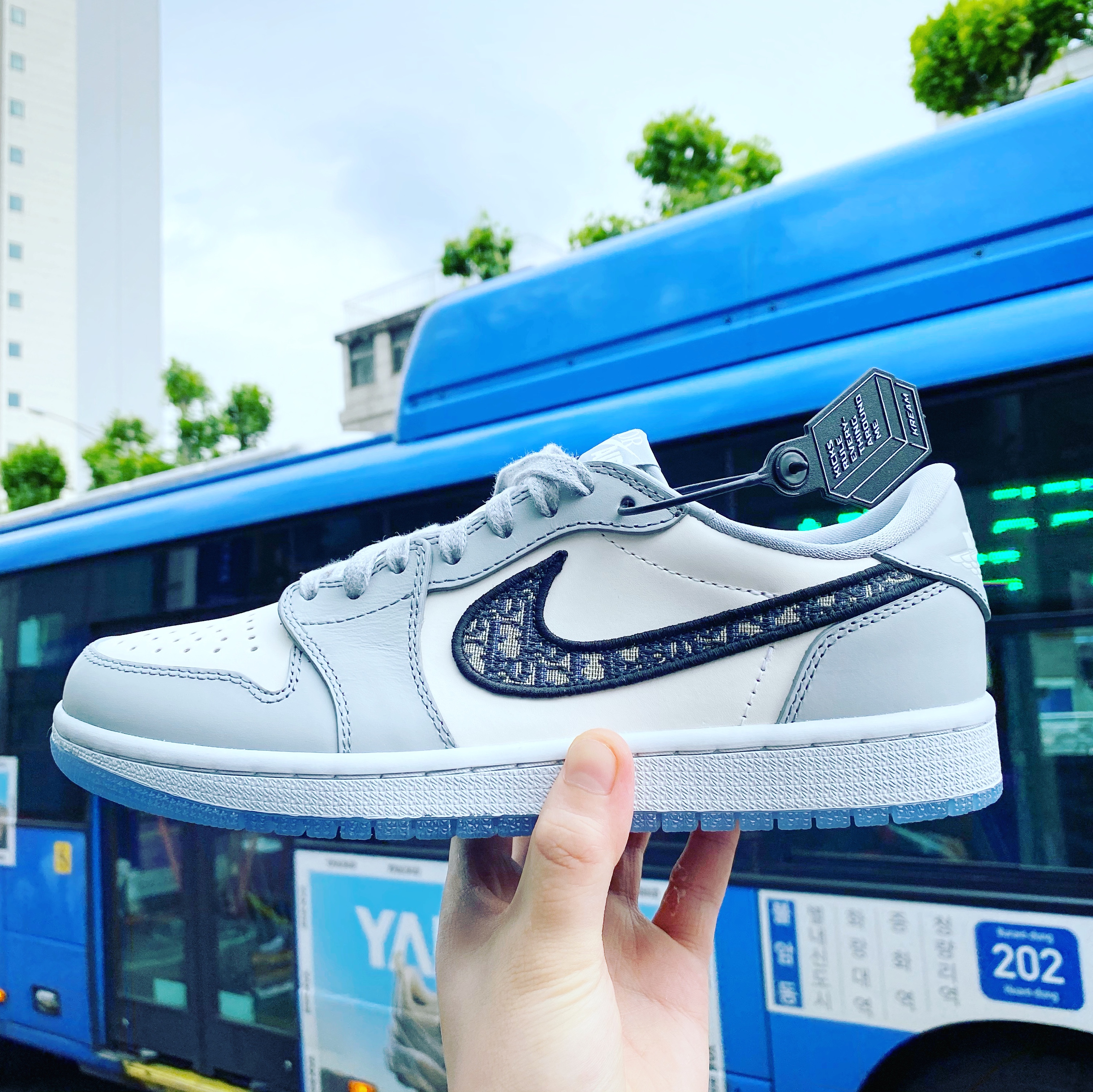 Jordan 1 x Dior Low OG 착용 스타일