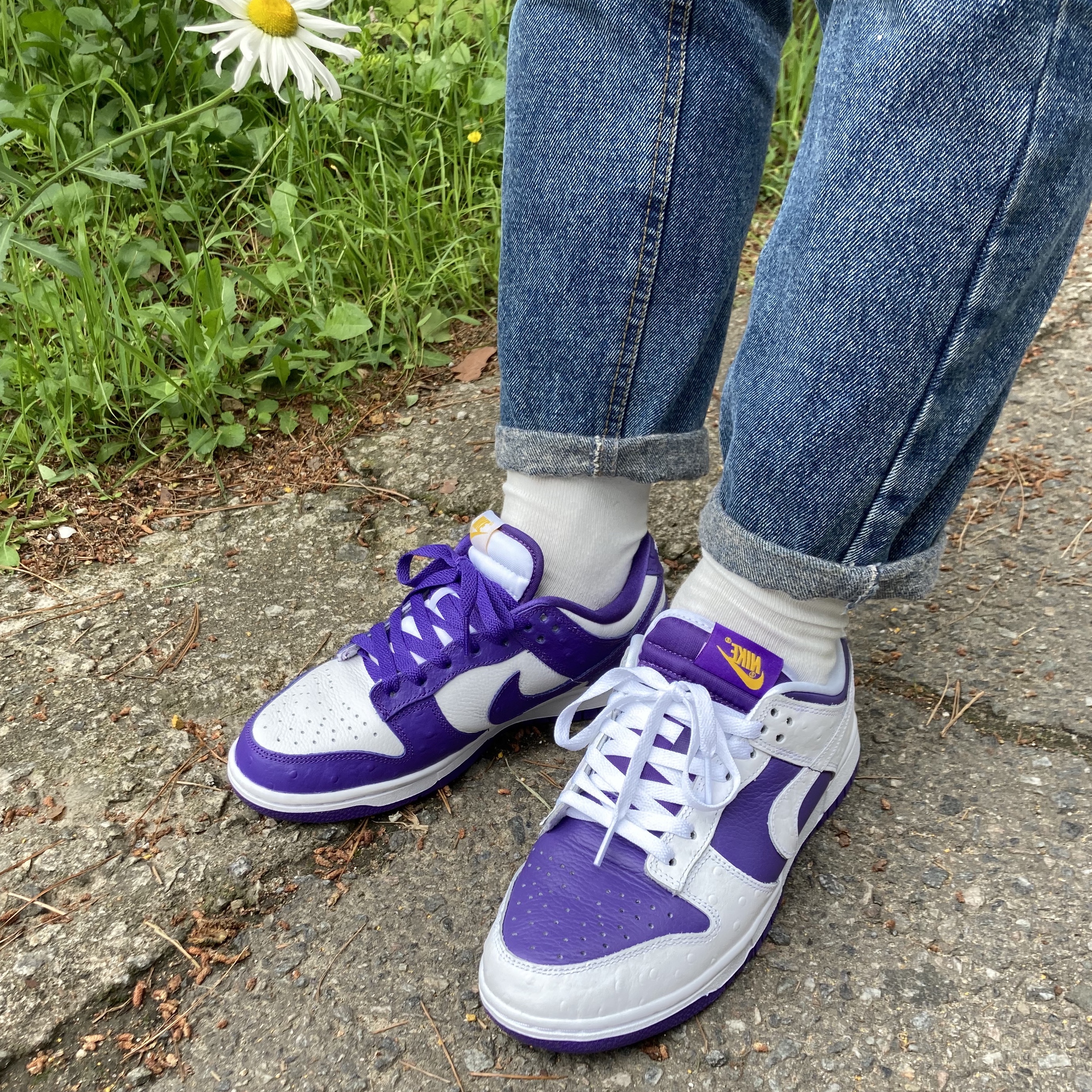 (W) Nike Dunk Low SE Flip 착용 스타일