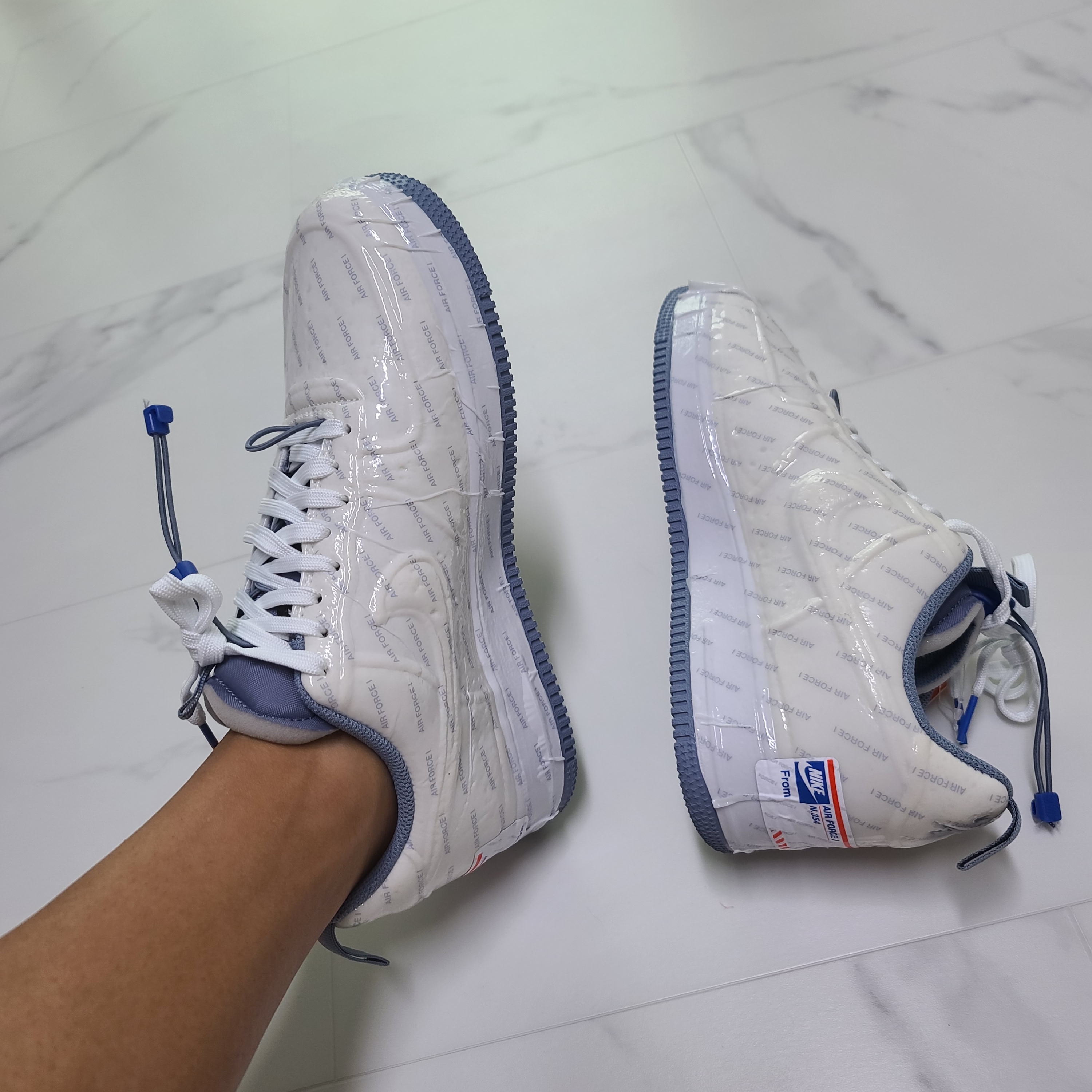 Nike Air Force 1 Low Experimental Postal Ghost 착용 스타일
