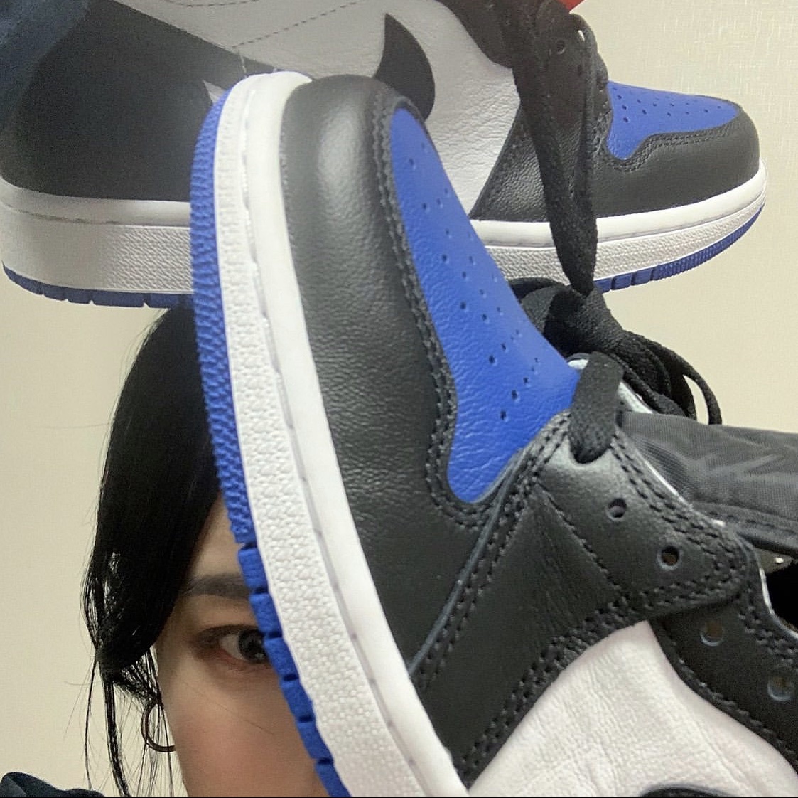 Jordan 1 Retro High OG Royal Toe 착용 스타일