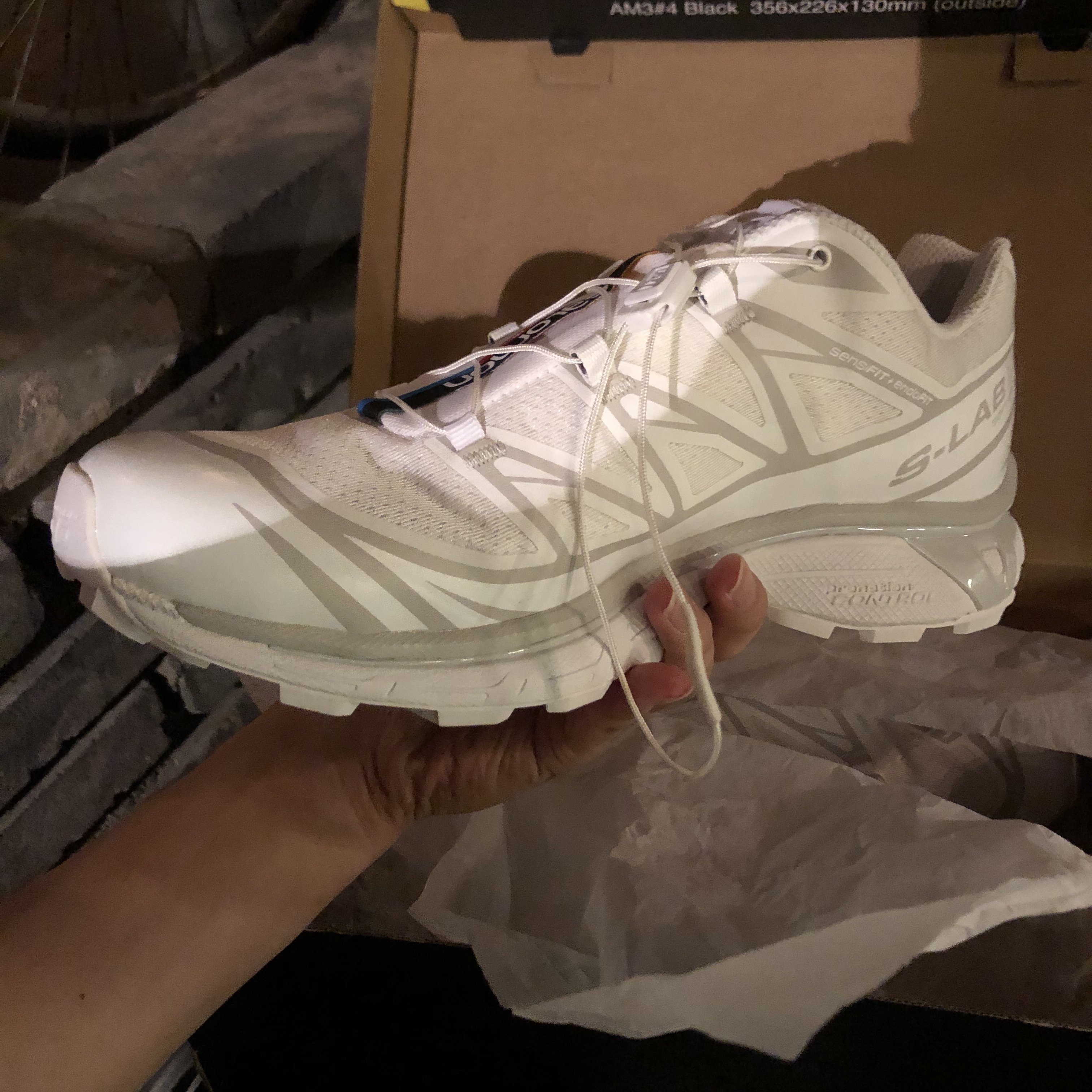 Salomon XT-6 ADV White 착용 스타일 - 3