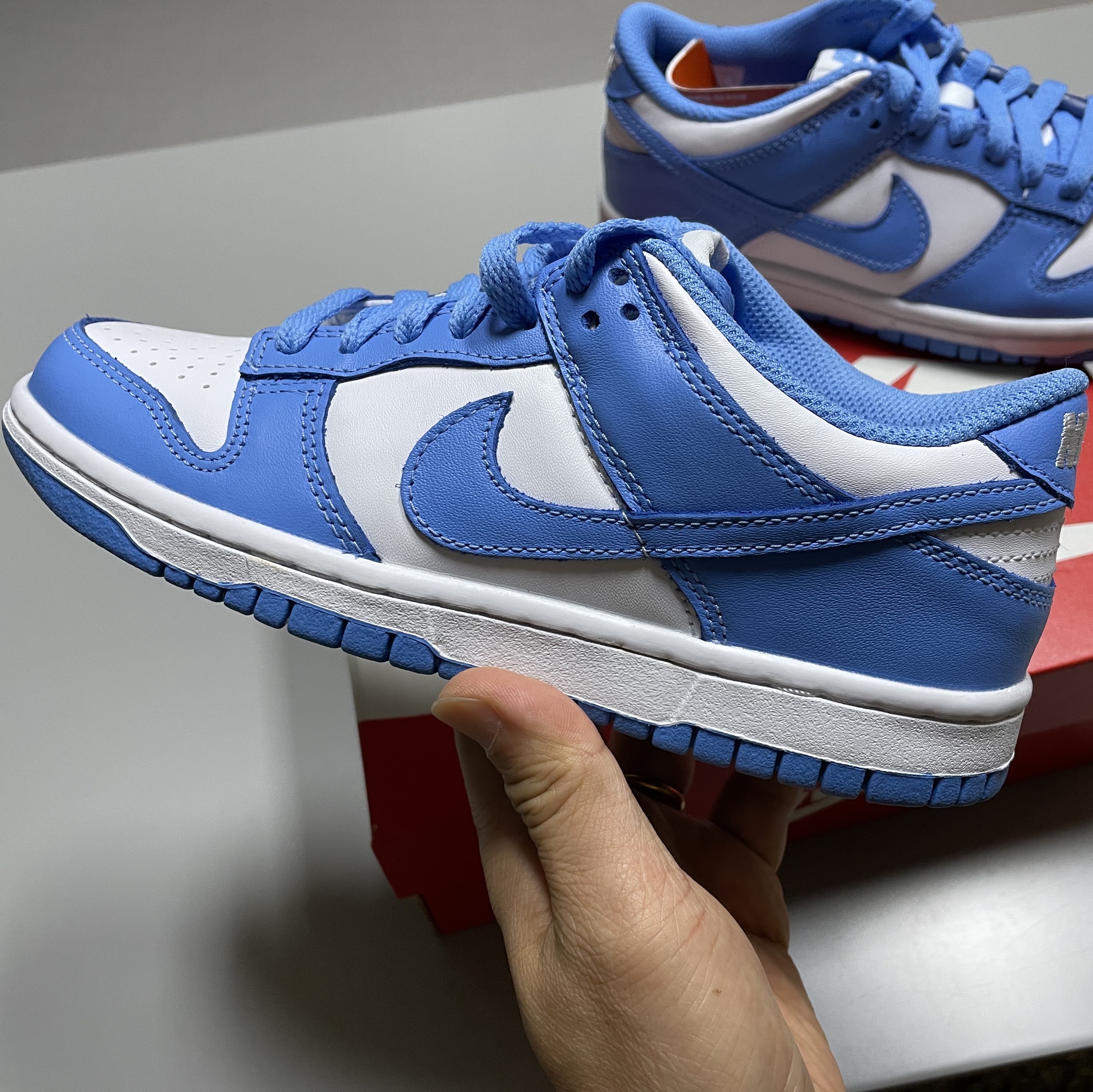 (GS) Nike Dunk Low University Blue 착용 스타일