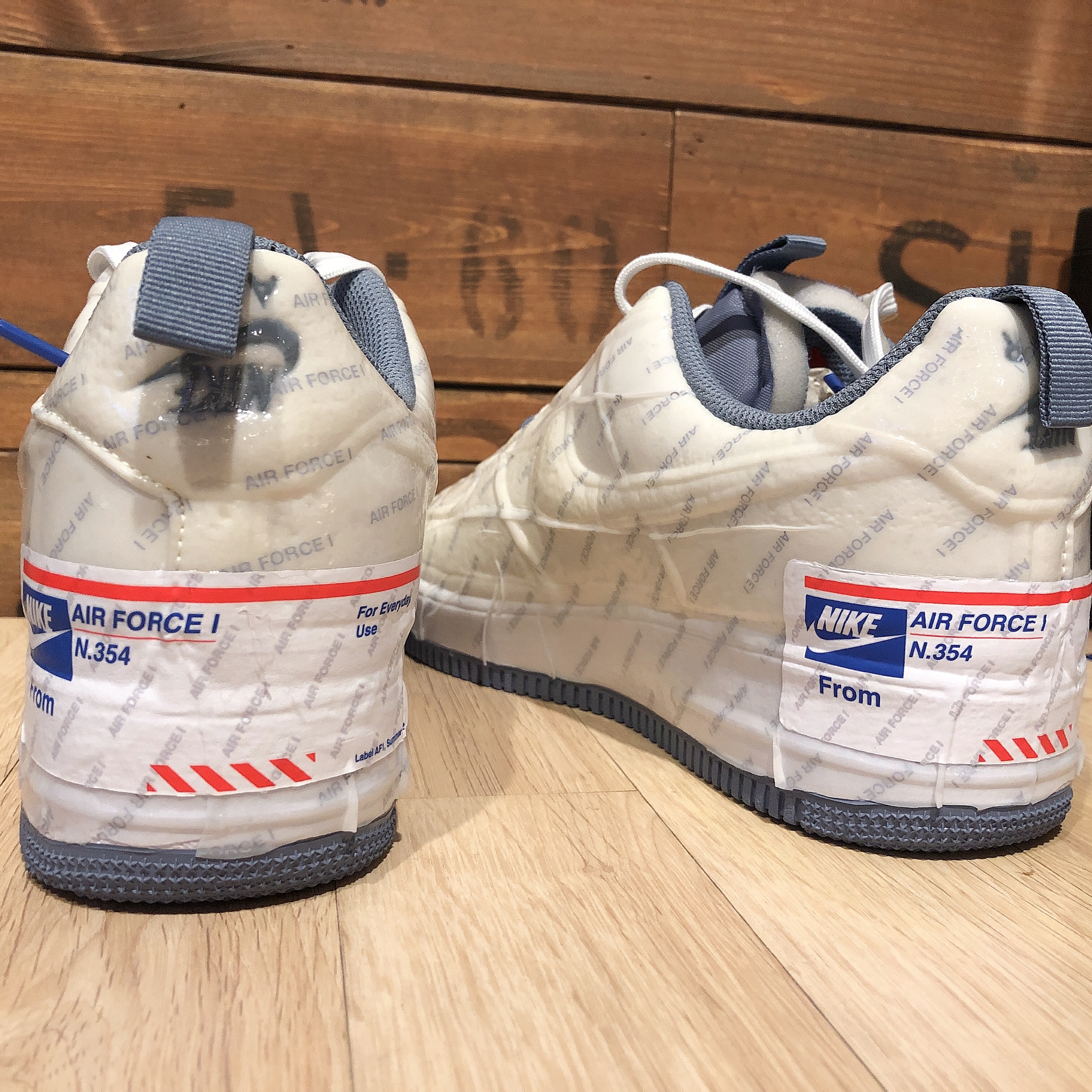 Nike Air Force 1 Low Experimental Postal Ghost 착용 스타일 - 2