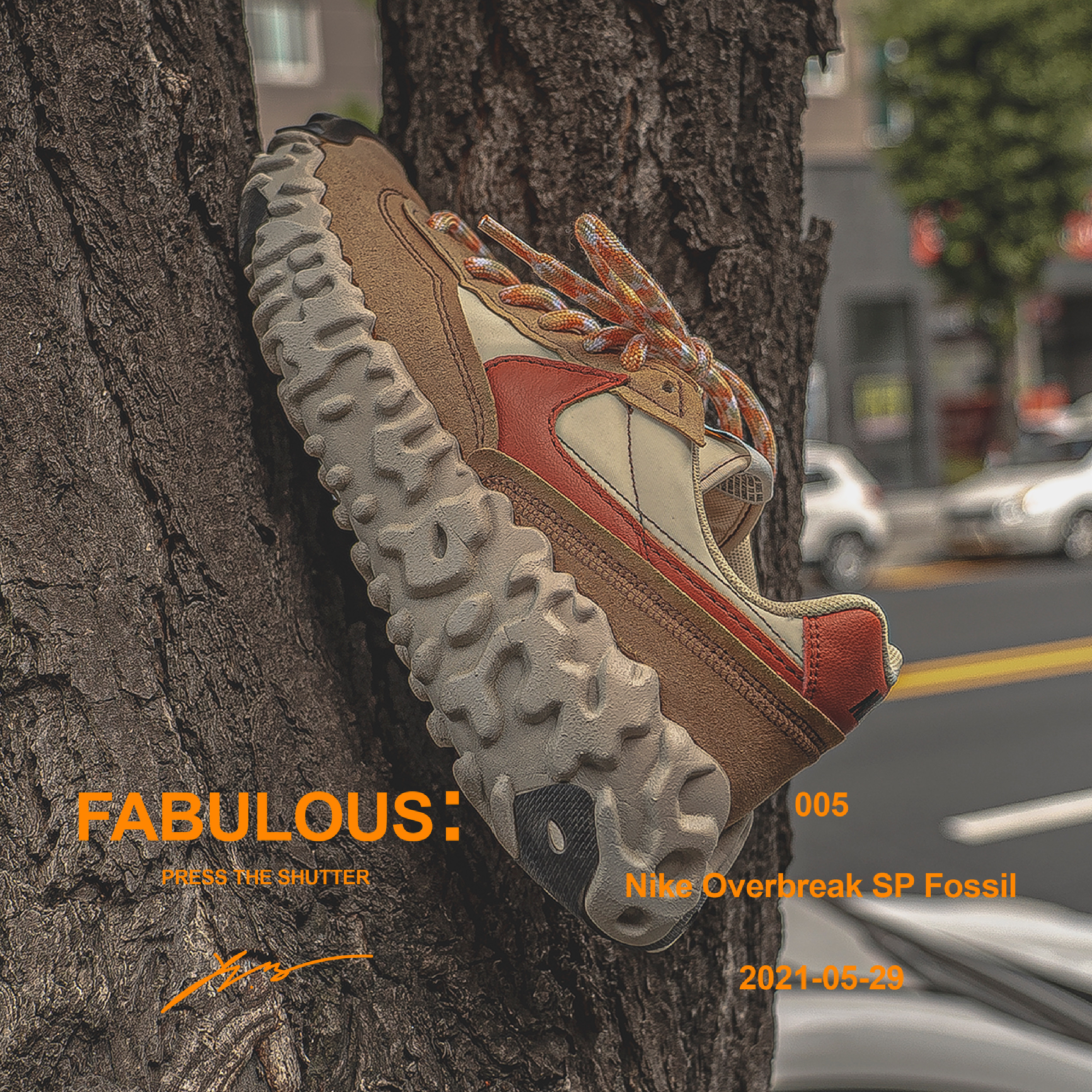 Nike Overbreak SP Fossil 착용 스타일
