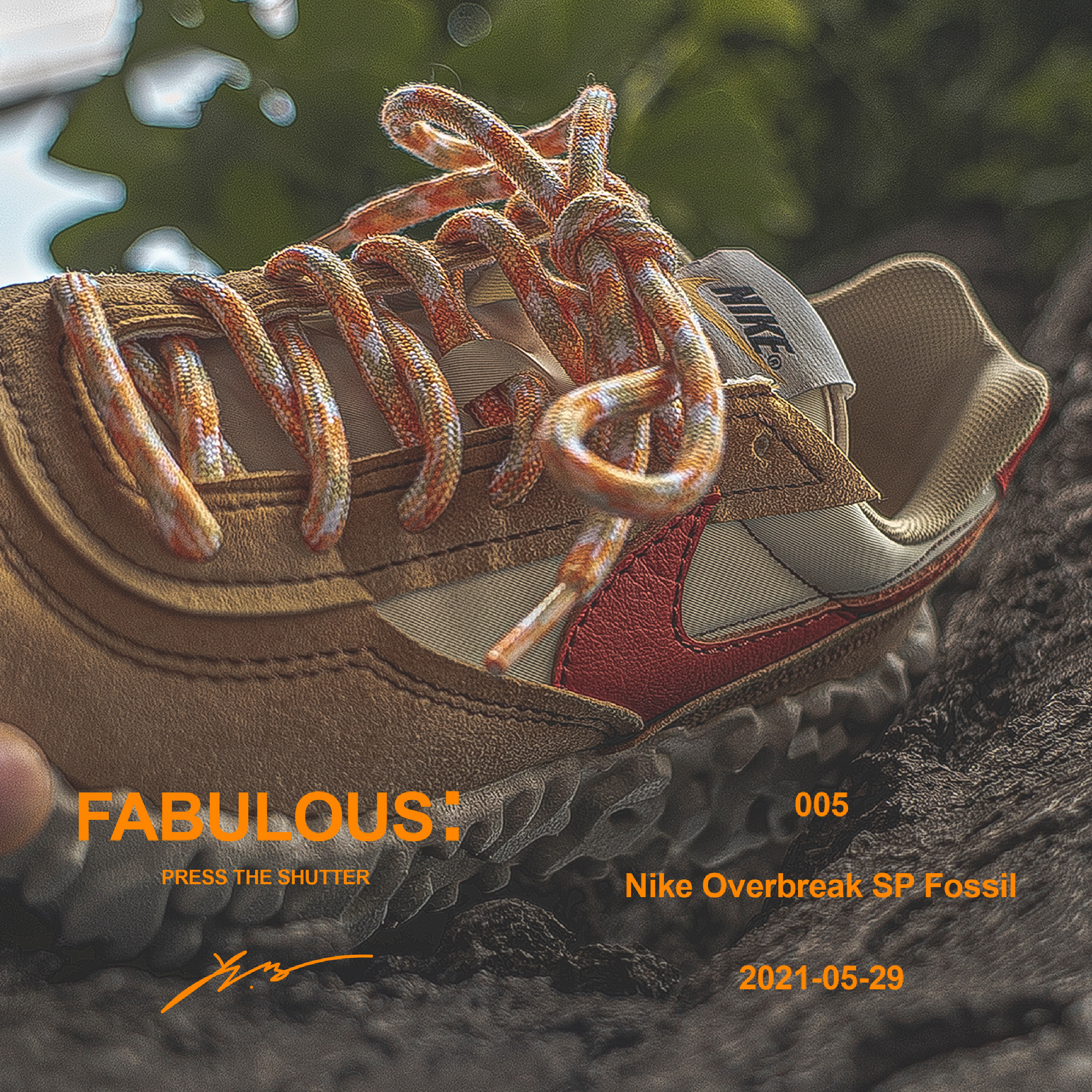 Nike Overbreak SP Fossil 착용 스타일