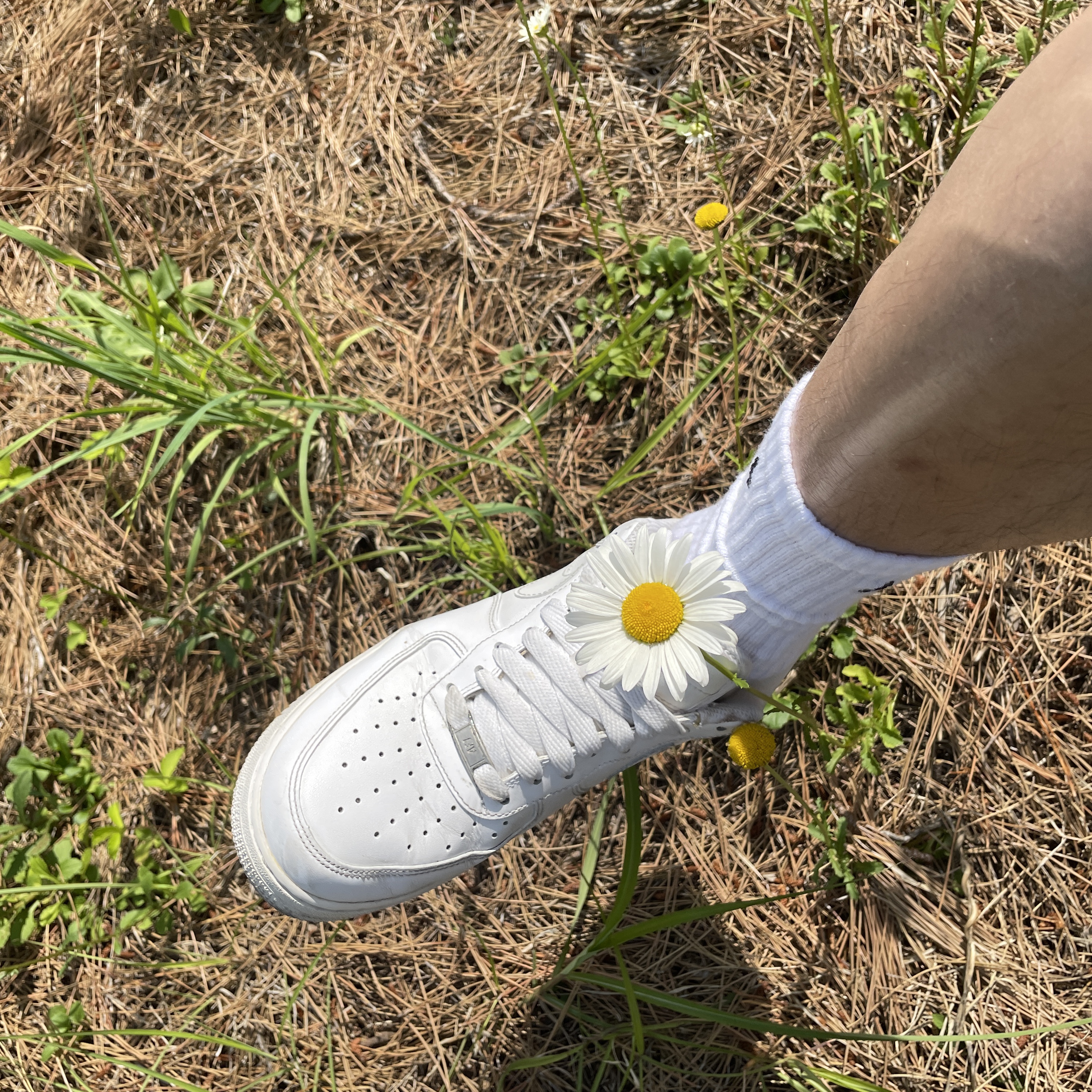 Nike x Peaceminusone Air Force 1 Low Para-Noise 2.0, Nike Air Force 1 '07 Low White 착용 스타일 - 1