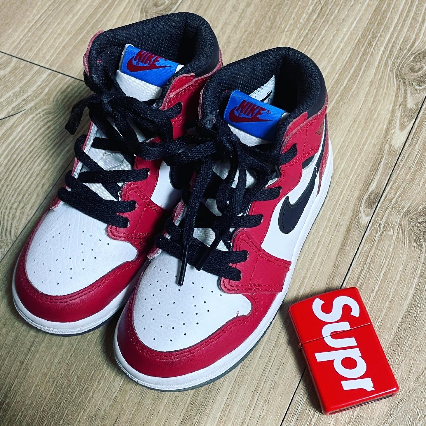 (TD) Jordan 1 Retro High Spider-Man Origin Story 착용 스타일 - 5