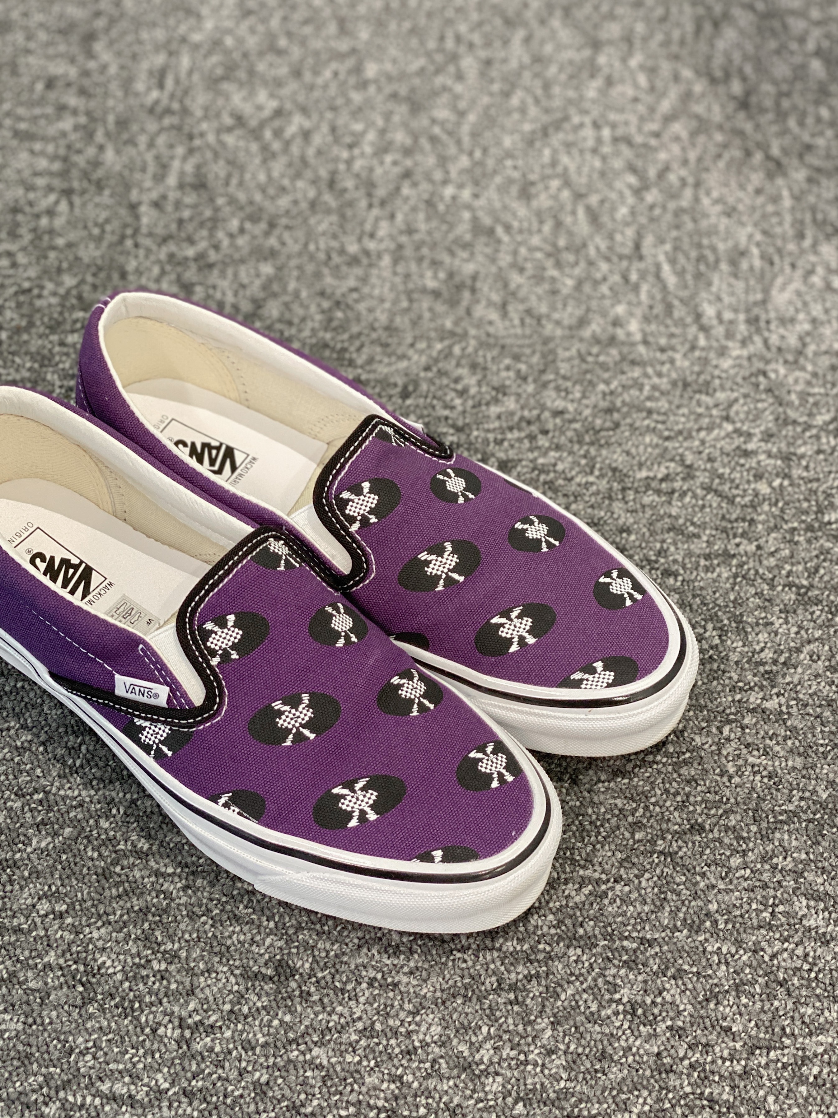 Vans Vault x Wacko Maria Classic Slip-On LX Purple 착용 스타일