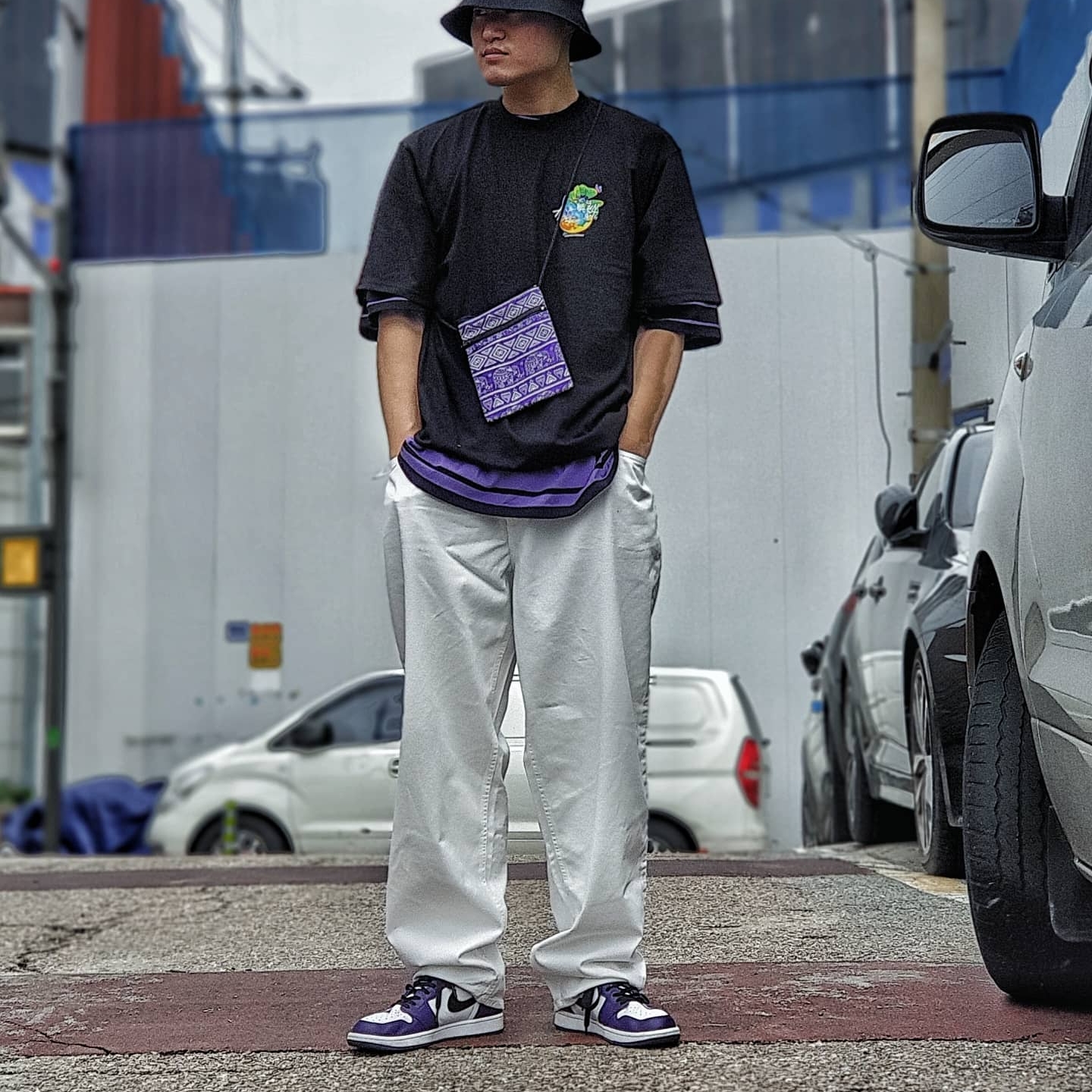 Jordan 1 Retro High OG Court Purple 2020 착용 스타일