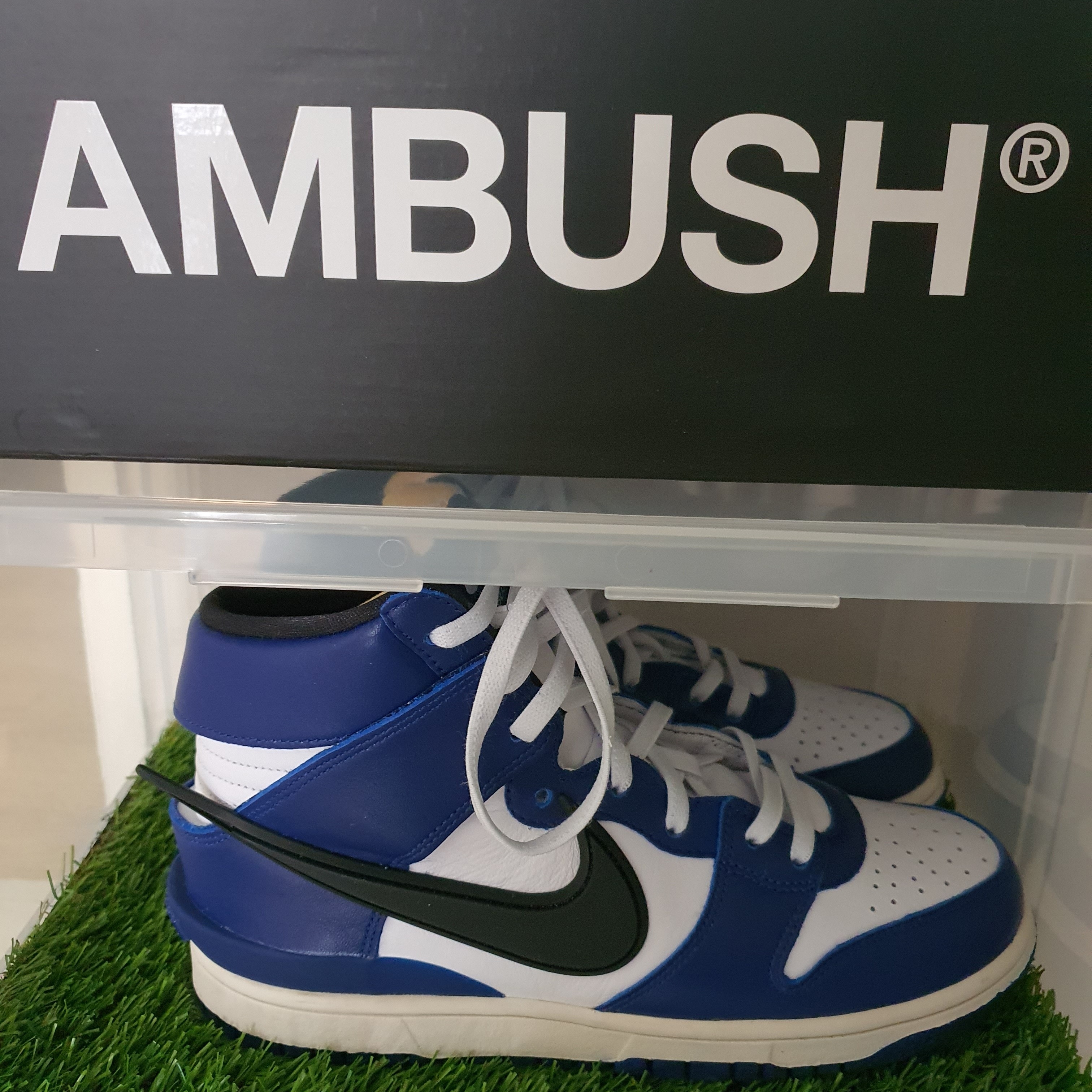 Nike x Ambush Dunk High Deep Royal Blue 착용 스타일 - 2