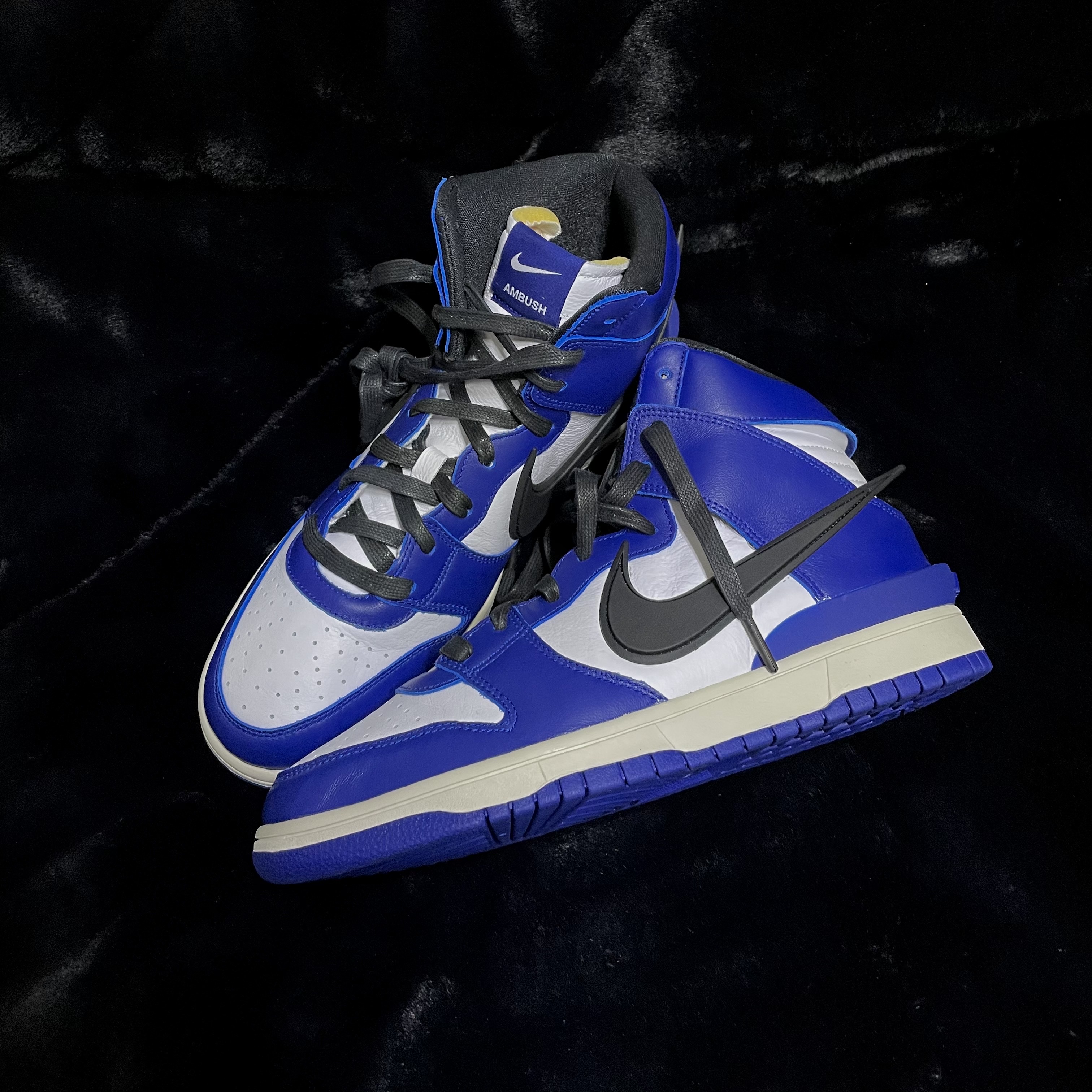Nike x Ambush Dunk High Deep Royal Blue 착용 스타일
